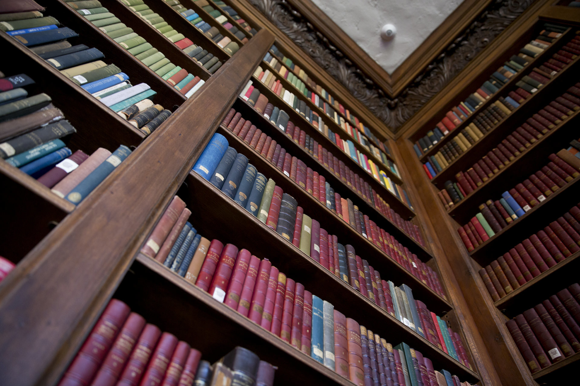 Scaffali, Prospettiva, Libri, Biblioteca, Full HD, sfondo per PC e portatile