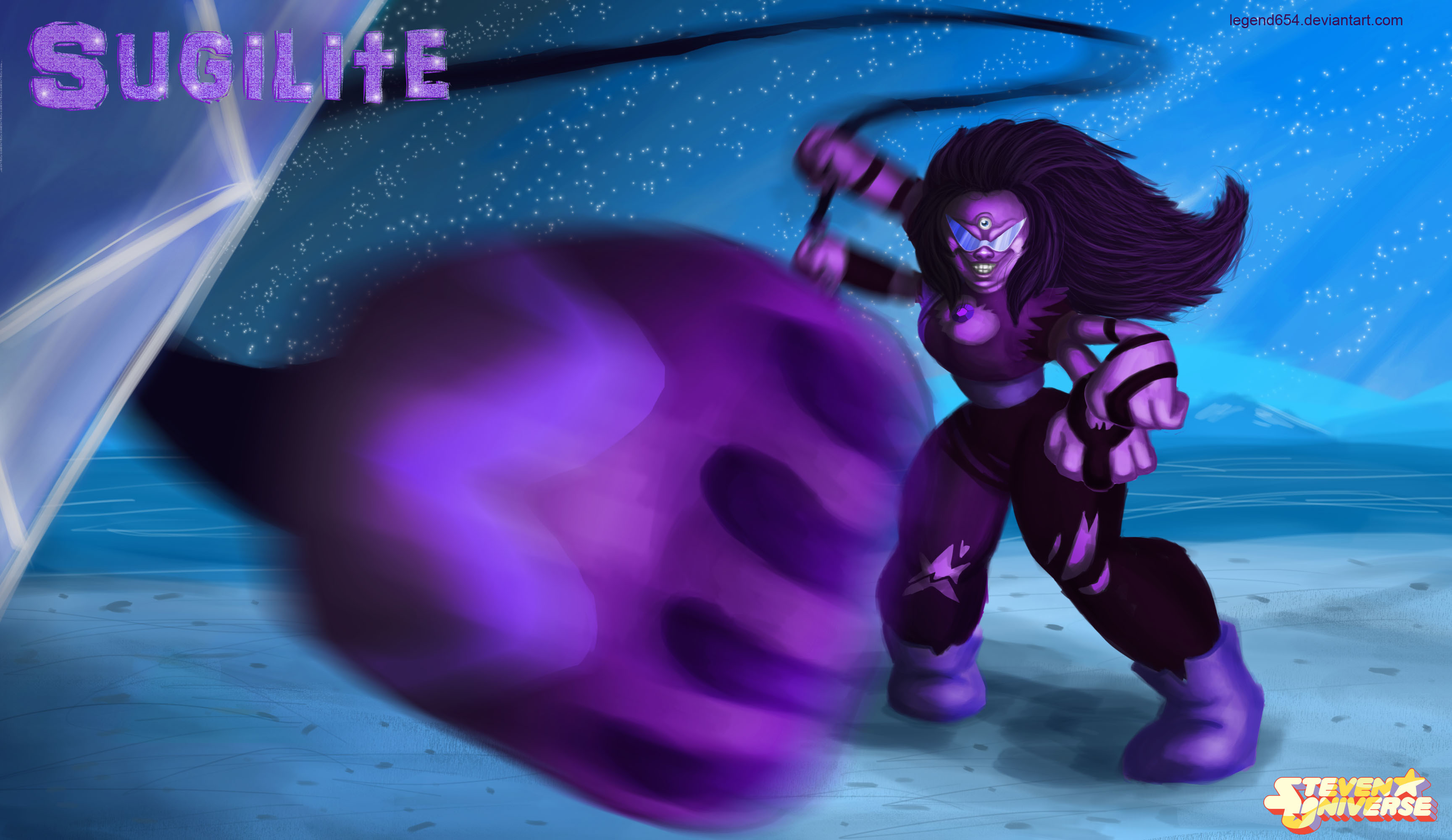 Sugilite, Steven Universe, Fusione, Fan art, 2K, sfondo per PC