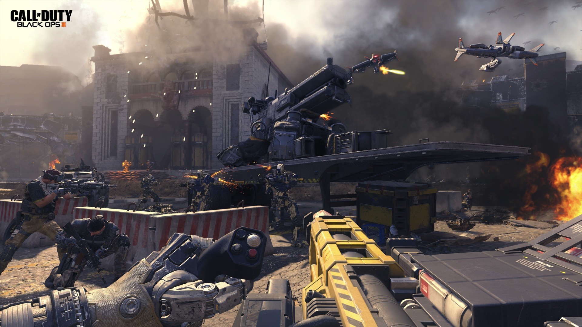 Call of Duty: Black Ops III, Battaglia, Città, Fucile, Full HD, sfondo Windows 11