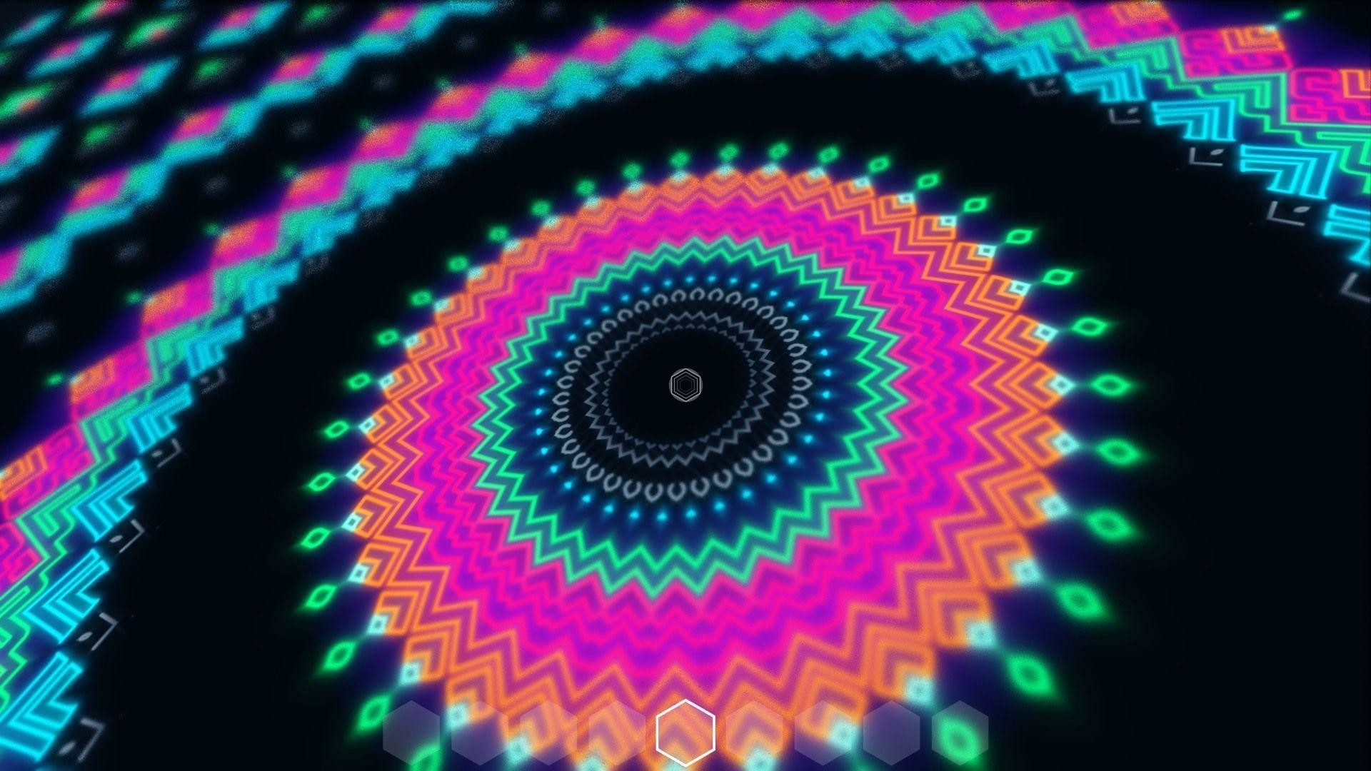 Mandala, Neon, Multicolore, sfondo per il tuo cellulare