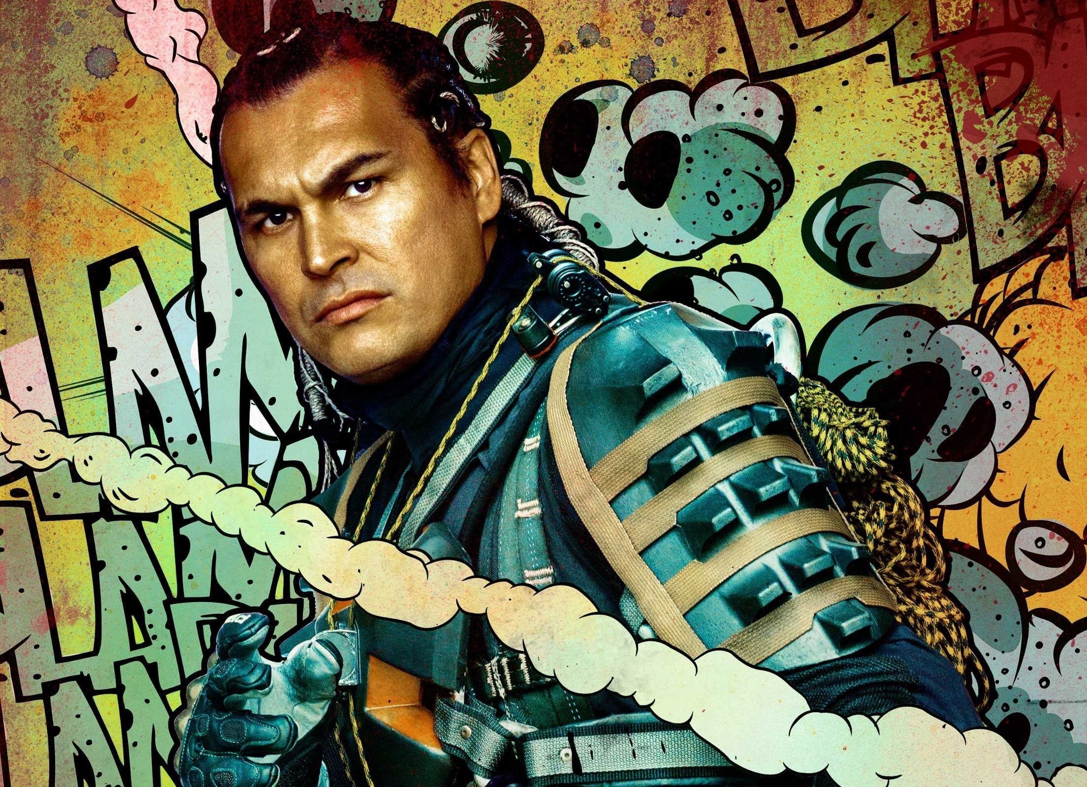 Slipknot, Adam Beach, Suicide Squad, Pop art, Full HD, sfondo per PC e portatile