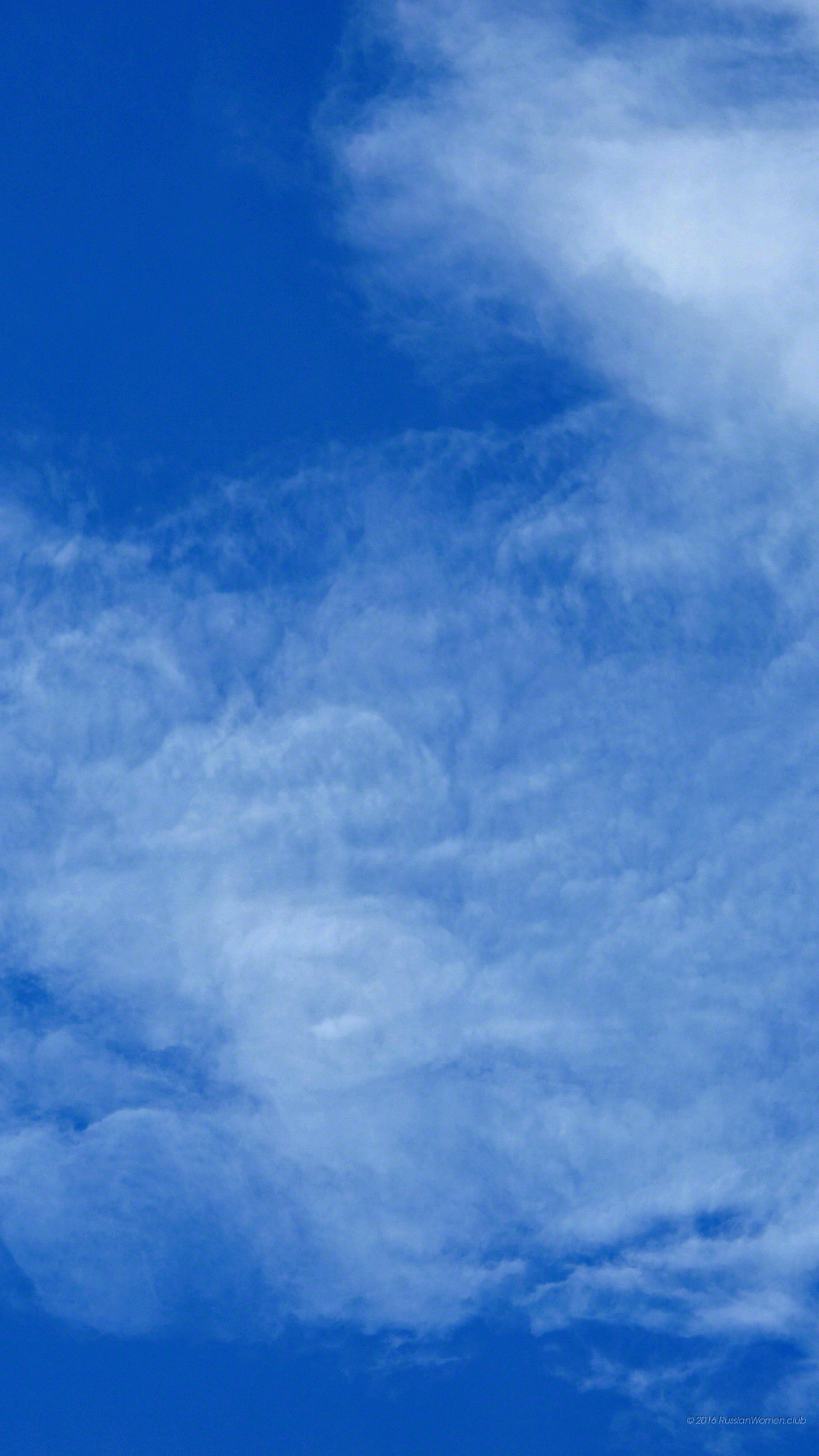 Cielo azzurro, Nuvole, sfondo schermata di blocco Samsung S7