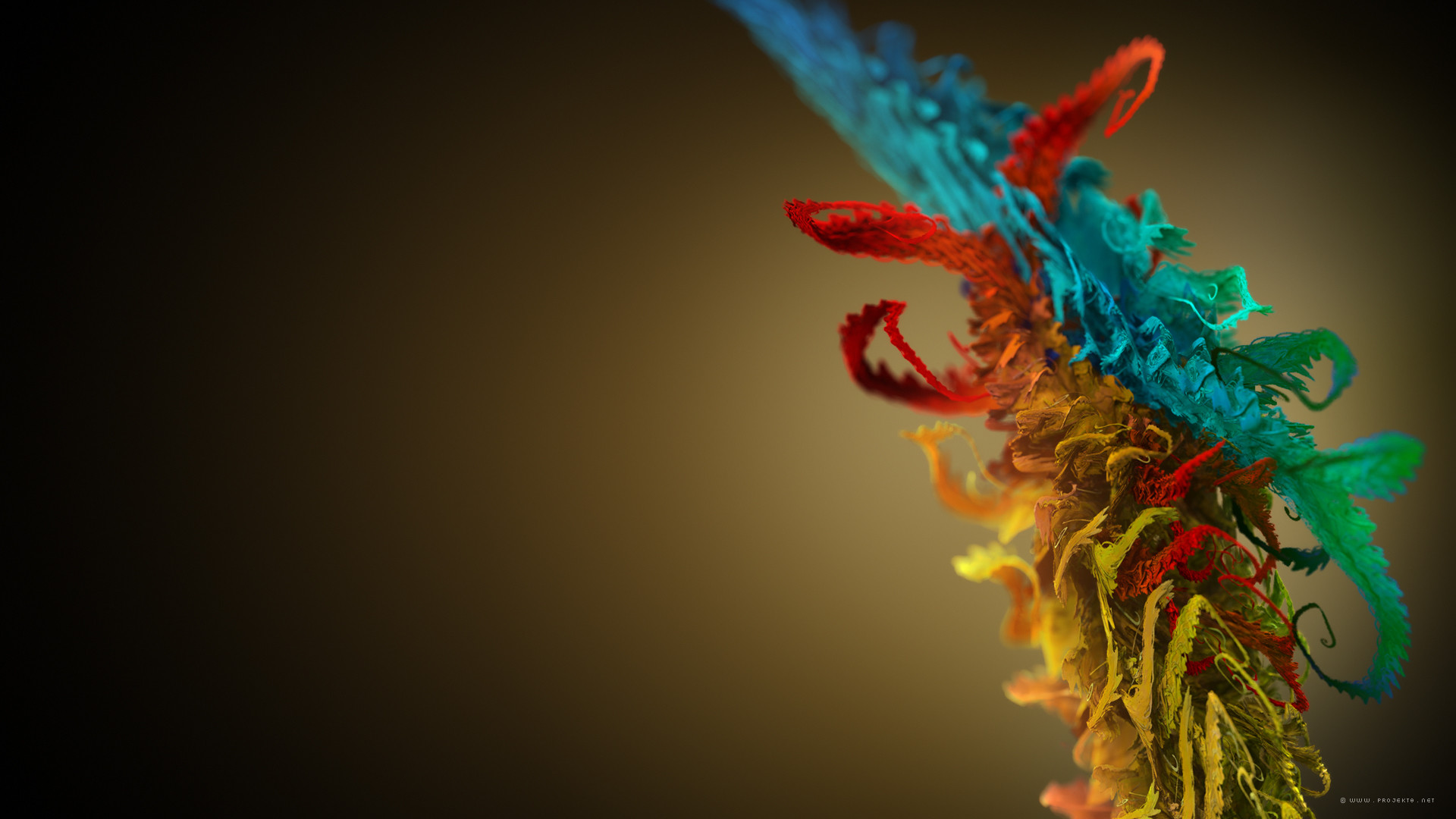 Astratto, Arte digitale, Colori vivaci, Forme organiche, Full HD 1080p, sfondo desktop