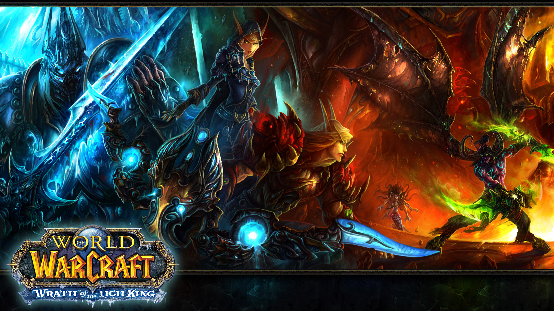World of Warcraft: Wrath of the Lich King, Re dei Lich, Battaglia, Fantasy, sfondo Full HD per portatile