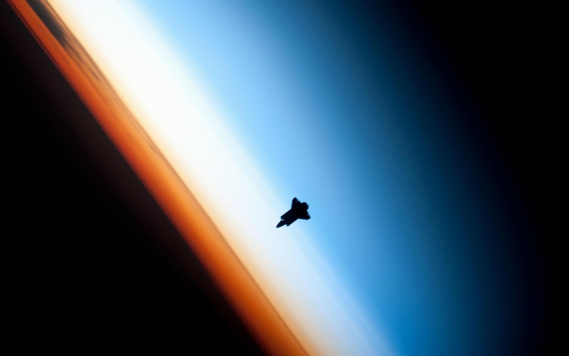 Space Shuttle, Atmosfera terrestre, Orbita, 1920x1200, sfondo MacBook Pro
