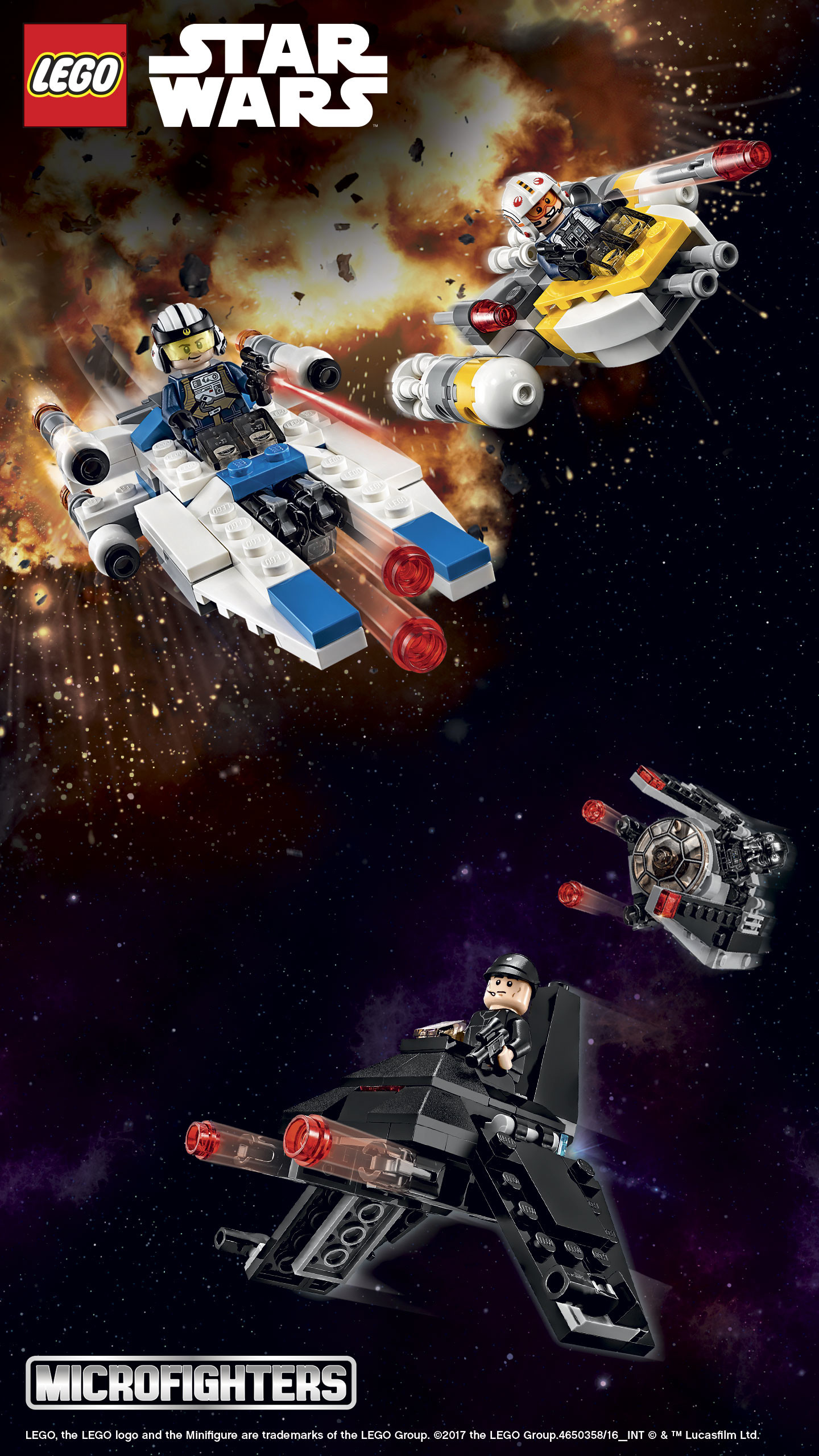 Lego Star Wars, Microfighters, U-wing, Rogue One: A Star Wars Story, sfondo QHD+ per cellulare