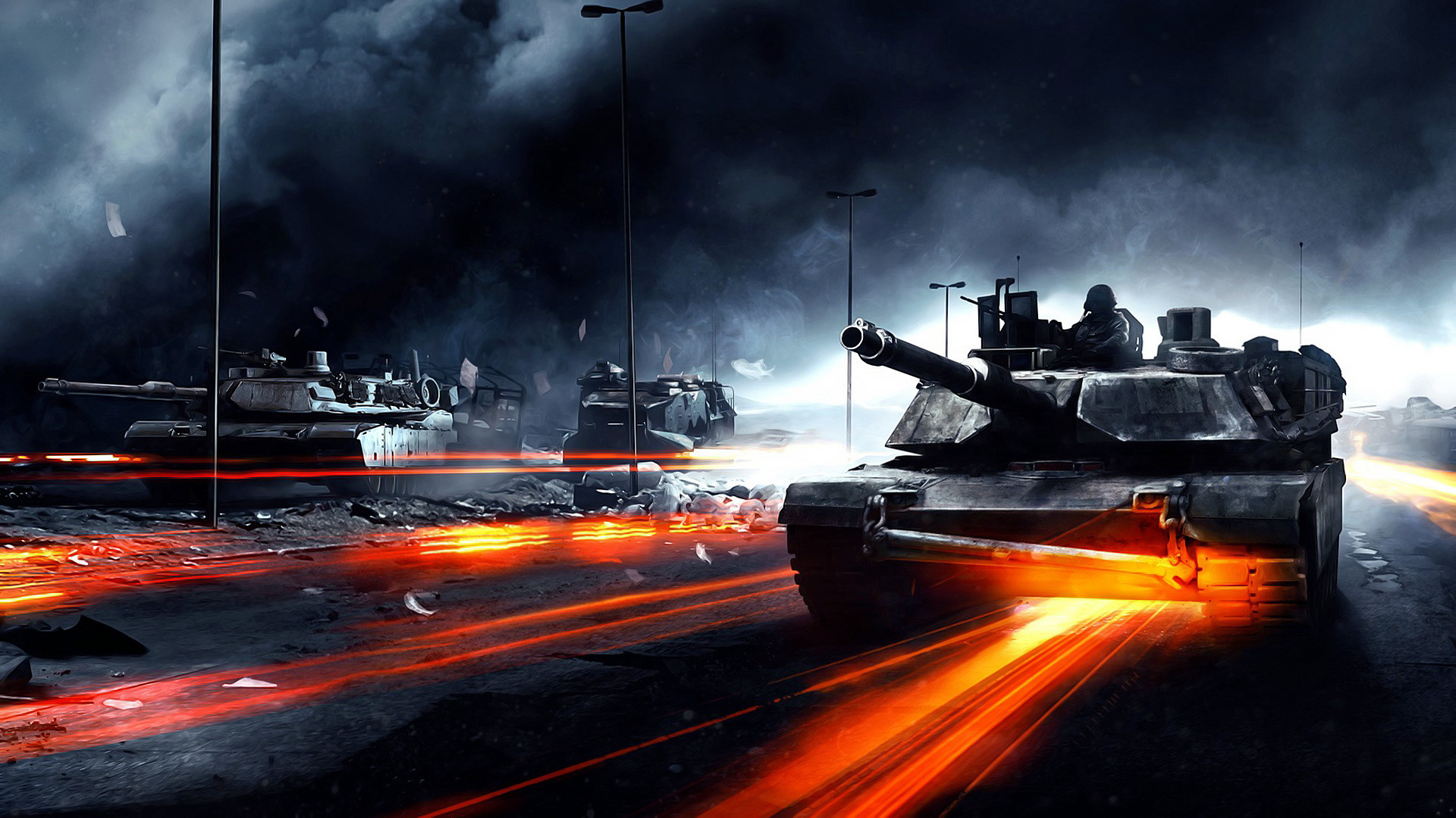 Battlefield 3, Carri armati, M1 Abrams, Battaglia, Full HD, sfondo desktop