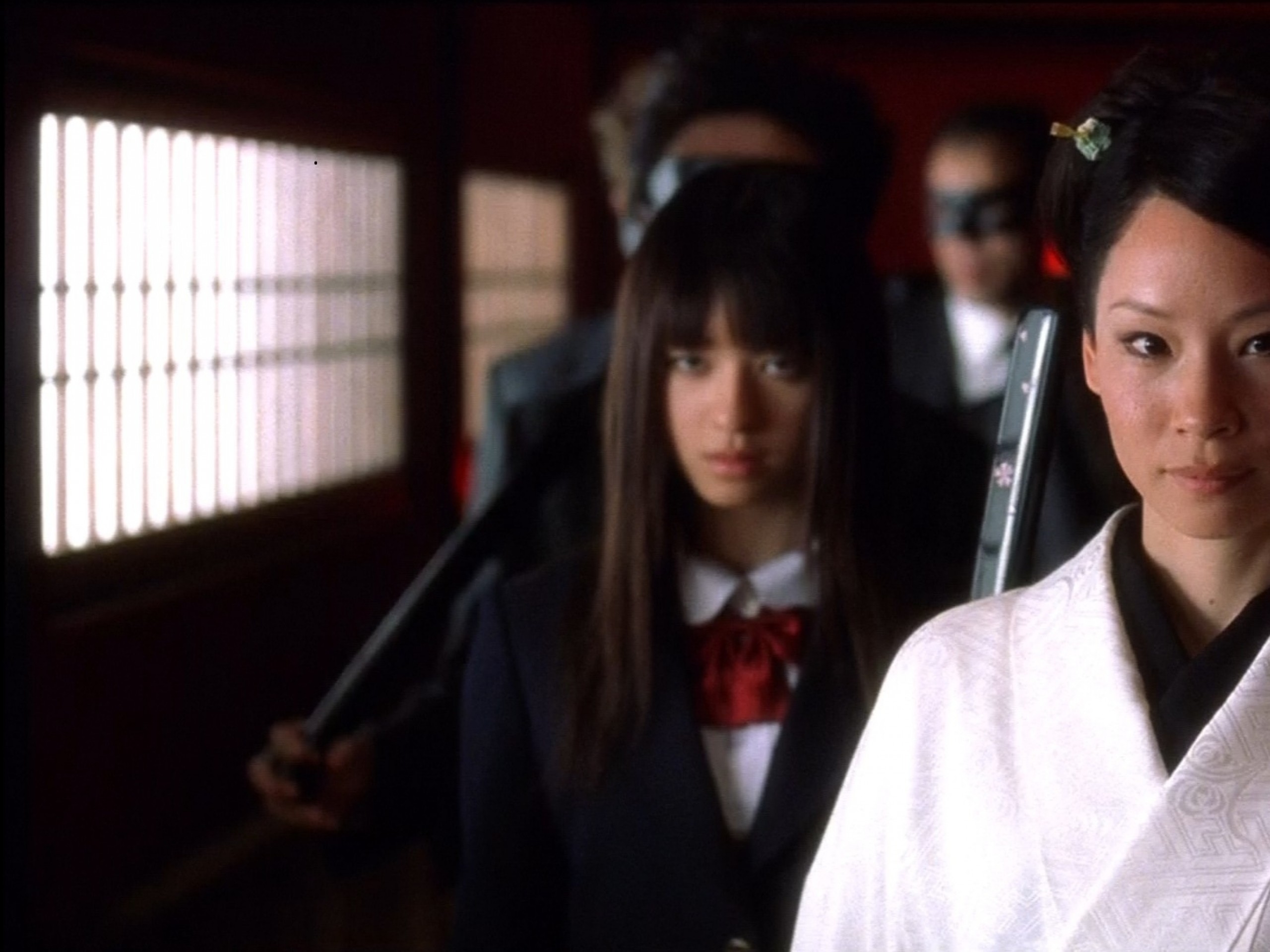 Kill Bill: Volume 1, Lucy Liu, O-Ren Ishii, Chiaki Kuriyama, Gogo Yubari, Crazy 88, sfondo iPad