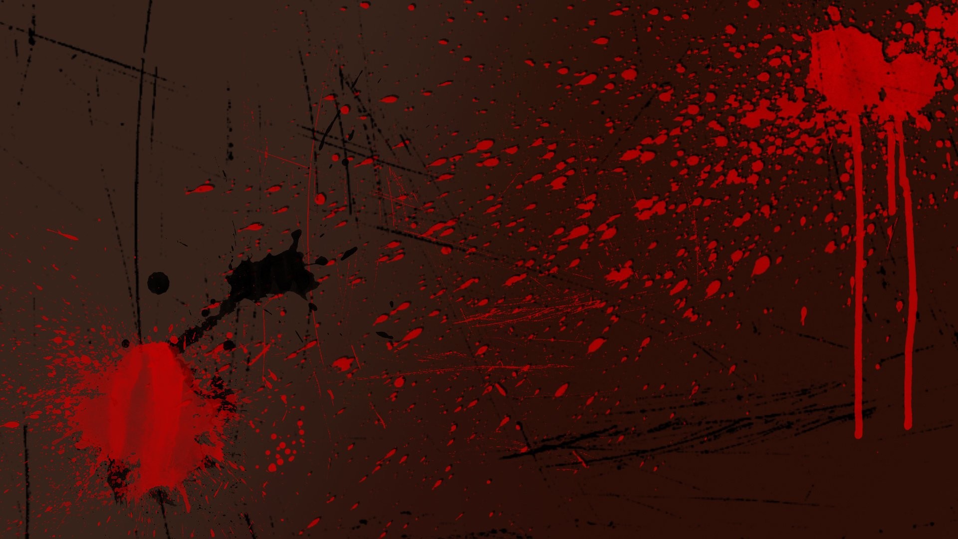 Schizzi di sangue, Rosso, Grunge, 1920x1080, immagine di sfondo