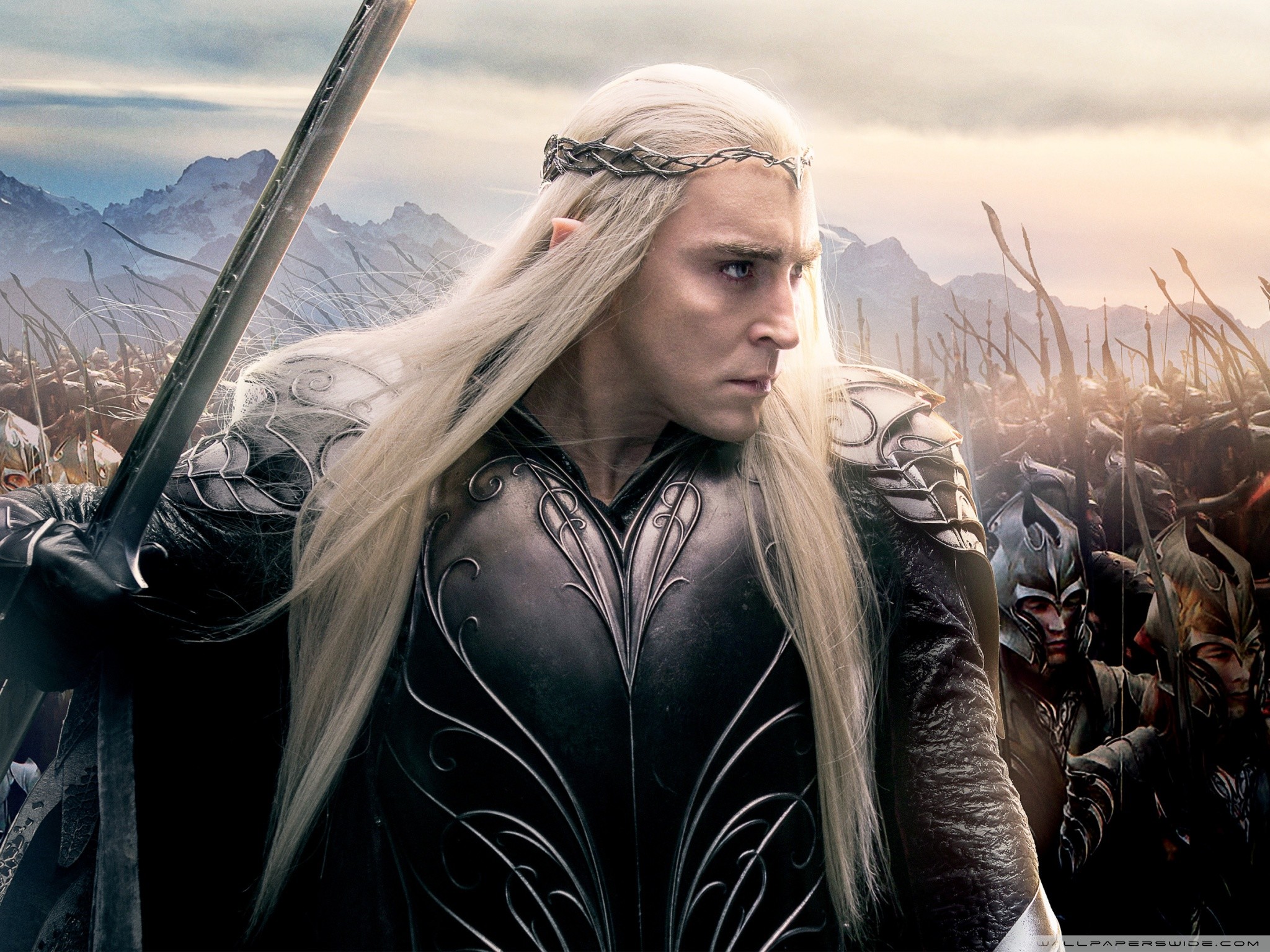 Thranduil, Lee Pace, Lo Hobbit: La battaglia delle cinque armate, Elfo, sfondo Full HD per tablet