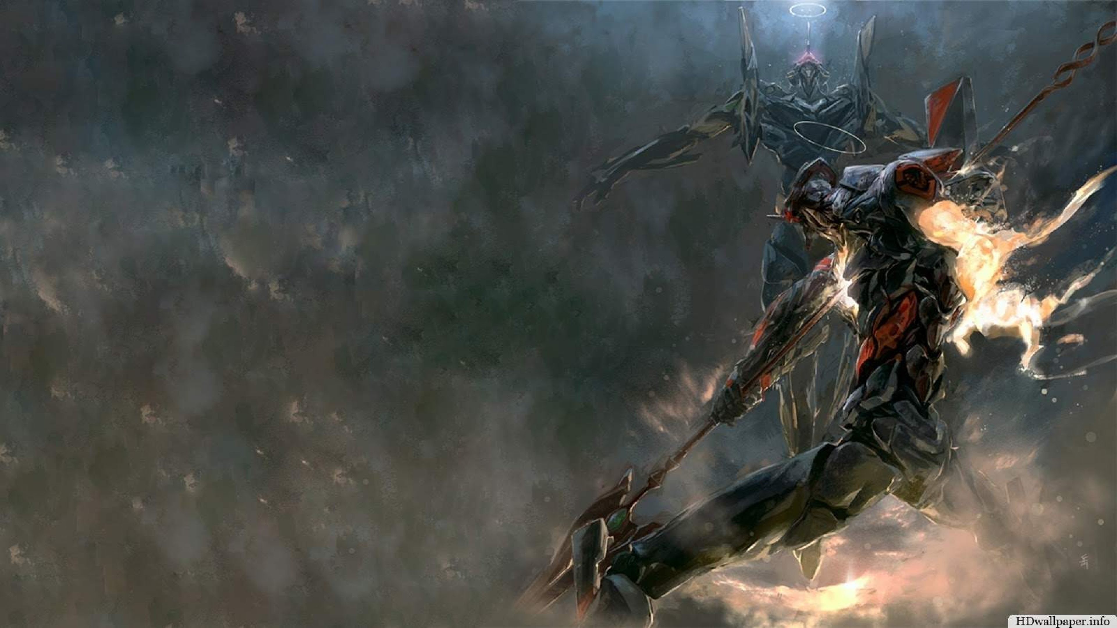 Evangelion: 3.0 You Can (Not) Redo, Mecha, Battaglia, 3840x2160, immagine di sfondo