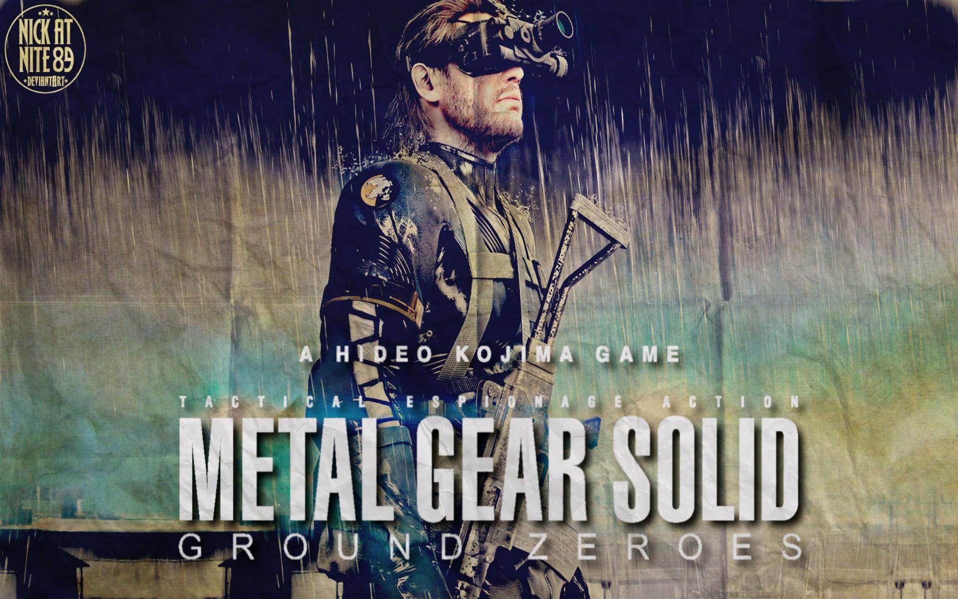 Big Boss, Metal Gear Solid V: Ground Zeroes, Hideo Kojima, Poster, sfondo Windows 11