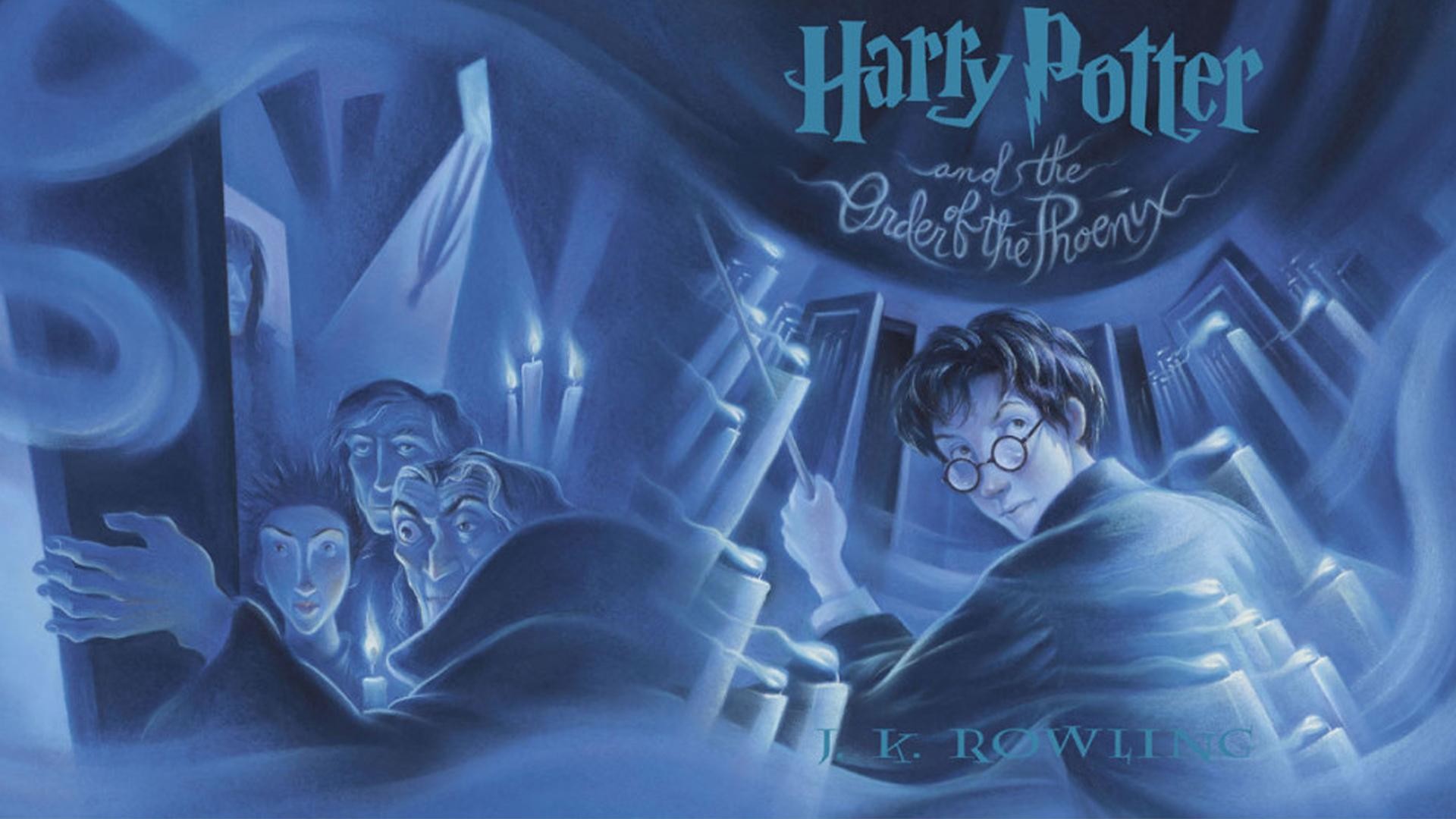 Harry Potter e l'Ordine della Fenice, Harry Potter, Copertina del libro, Mary GrandPré, sfondo per PC