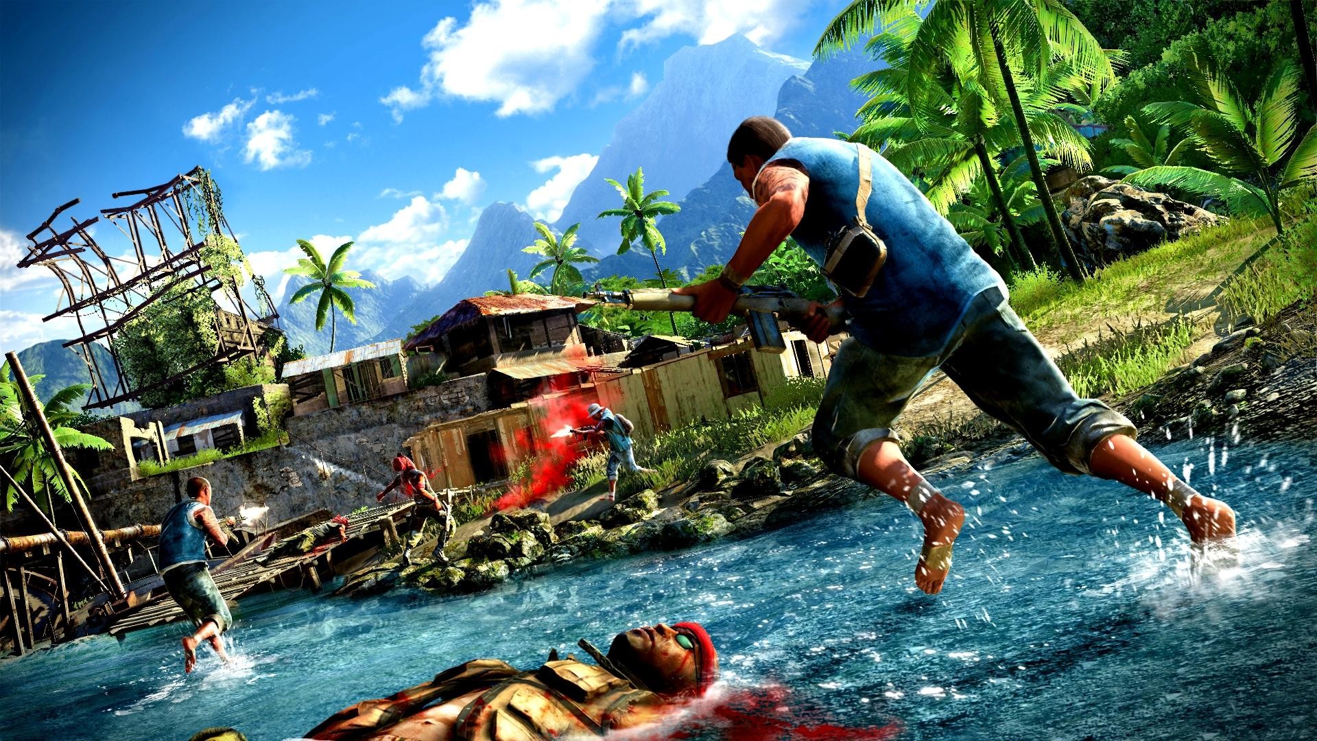 Far Cry 4, Fiume, Giungla, Azione, Full HD 1080p, sfondo desktop