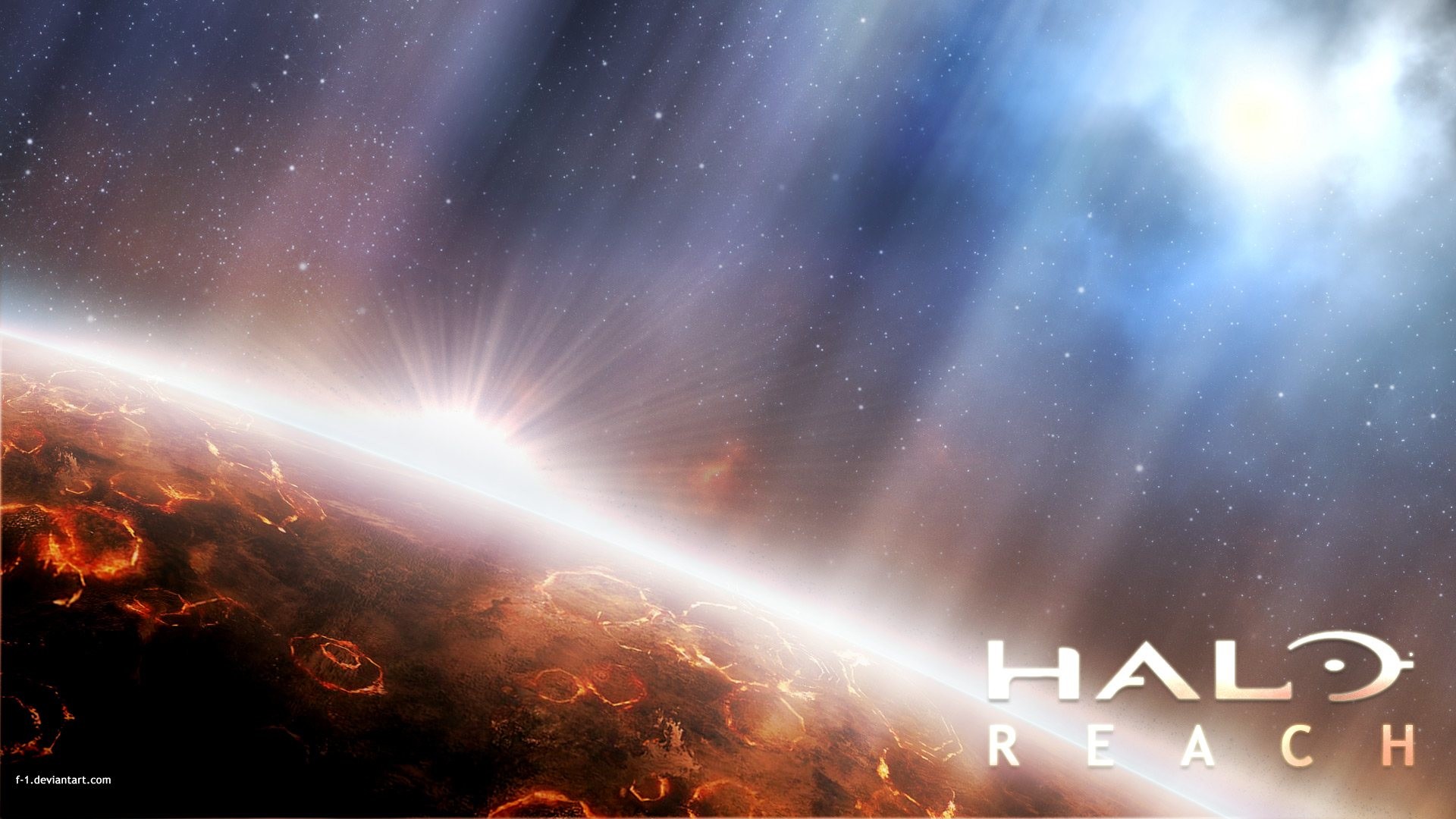 Halo: Reach, Halo, Pianeta, Spazio, Full HD, wallpaper per computer
