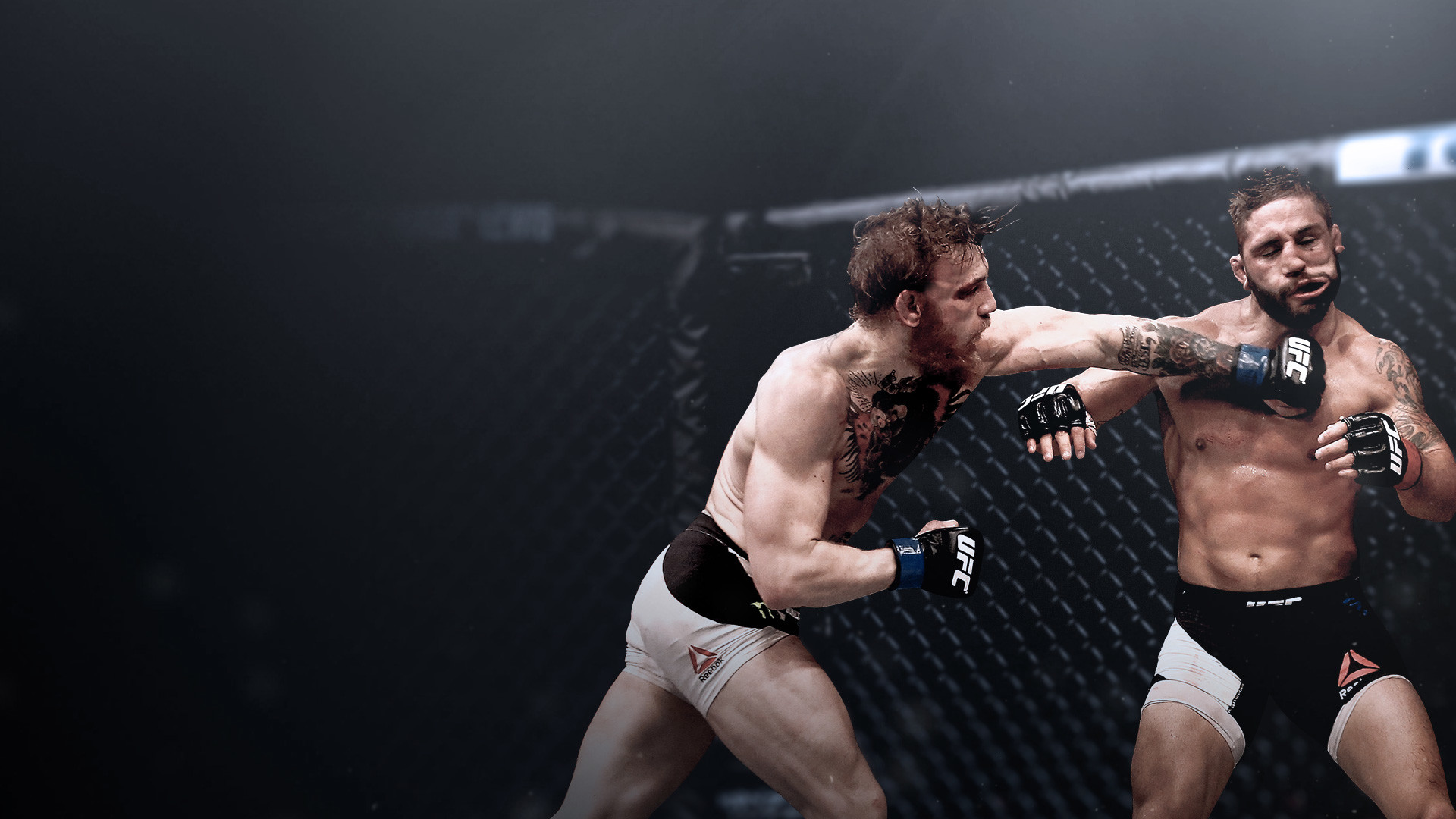 Conor McGregor, Chad Mendes, Ottagono, Combattimento, 1920x1080, immagine di sfondo