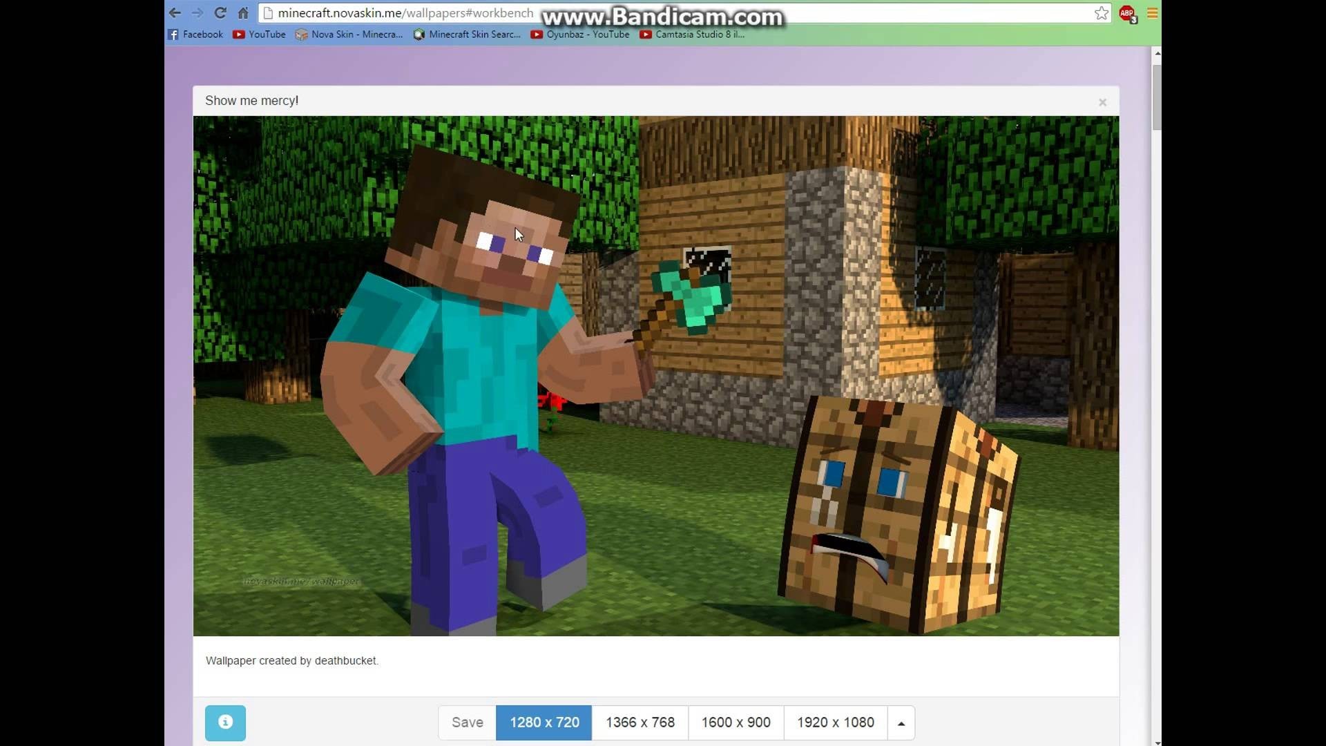 Minecraft, Steve, Creeper, Nova Skin, Schermata, 1920x1080, immagine di sfondo