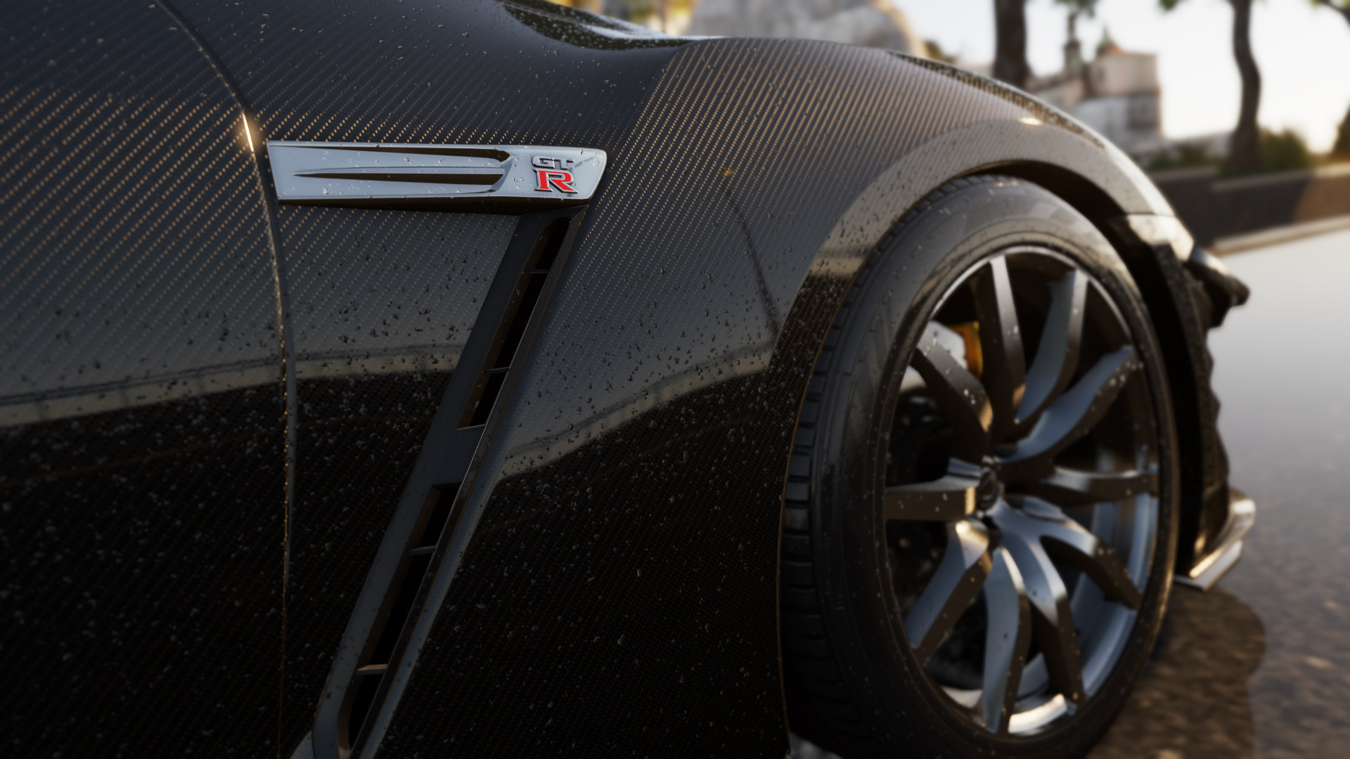 Nissan GT-R, Forza Motorsport, Fibra di carbonio, Nero, 1920x1080, sfondo per PC