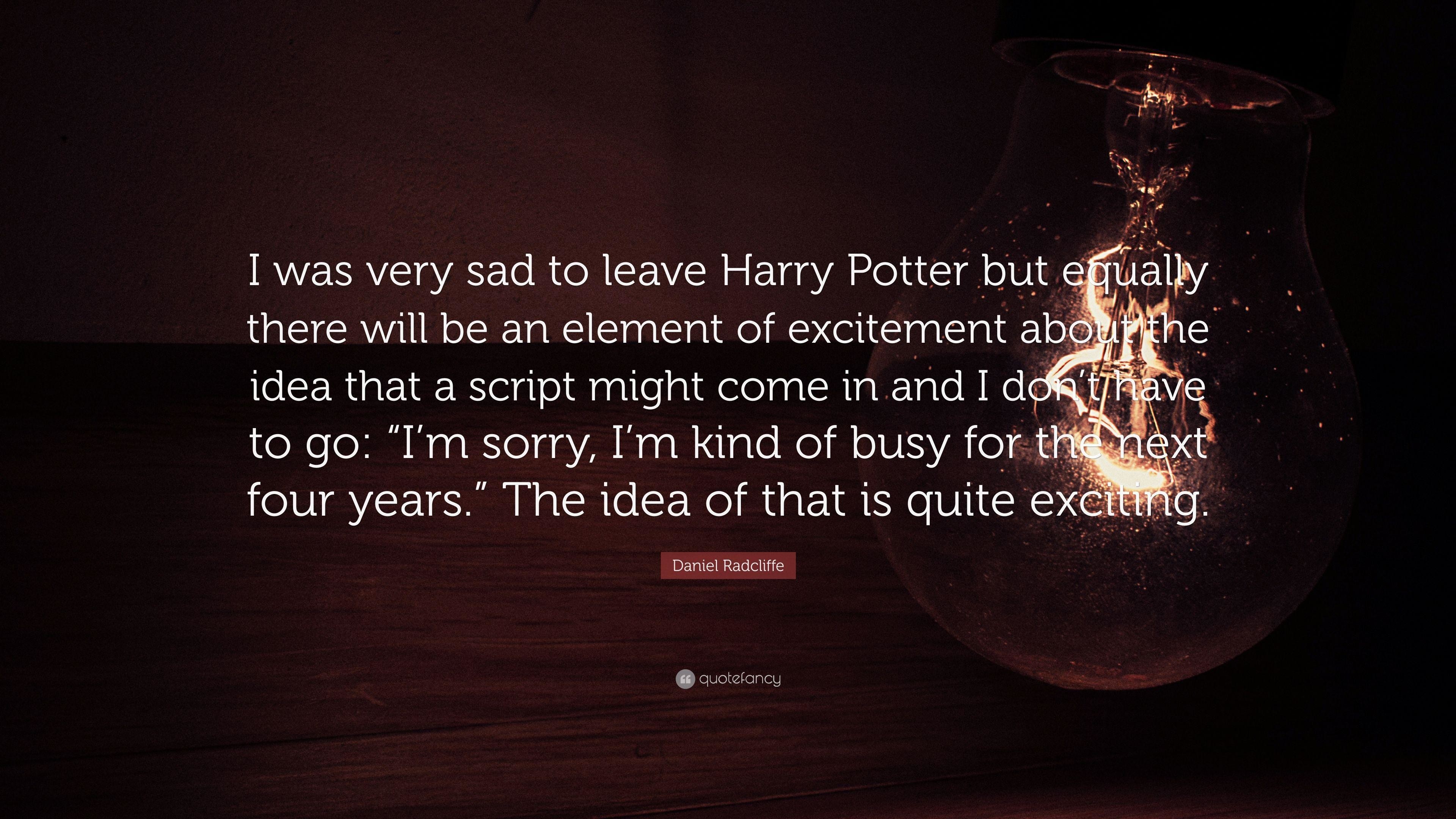 Daniel Radcliffe, Citazione, Harry Potter, Lampadina, 4K, sfondo per portatile