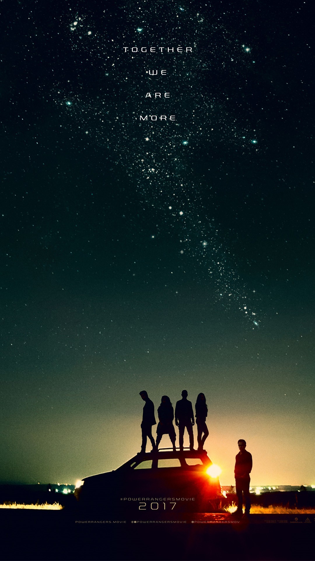 Silhouette, Cielo stellato, Notte, Gruppo di amici, sfondo per iPhone 6