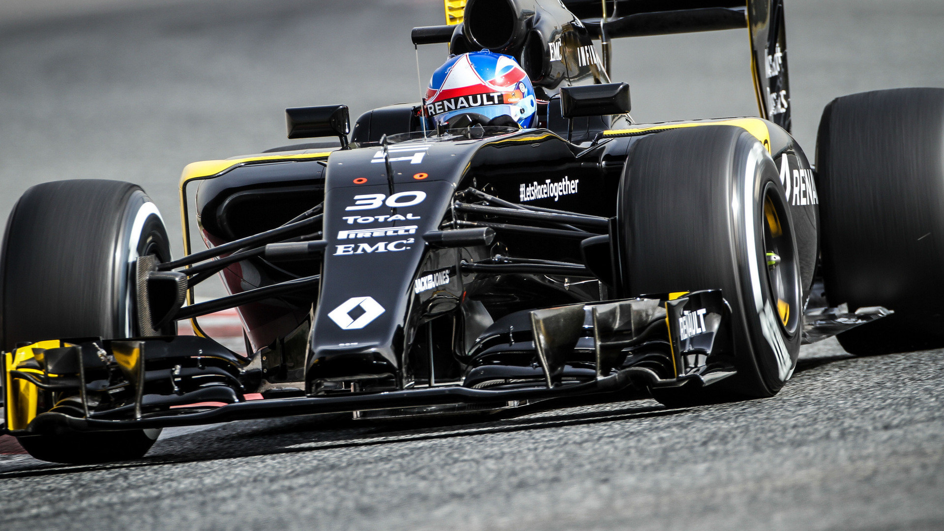 Renault RS16, Formula 1, Kevin Magnussen, Pista, sfondo per desktop