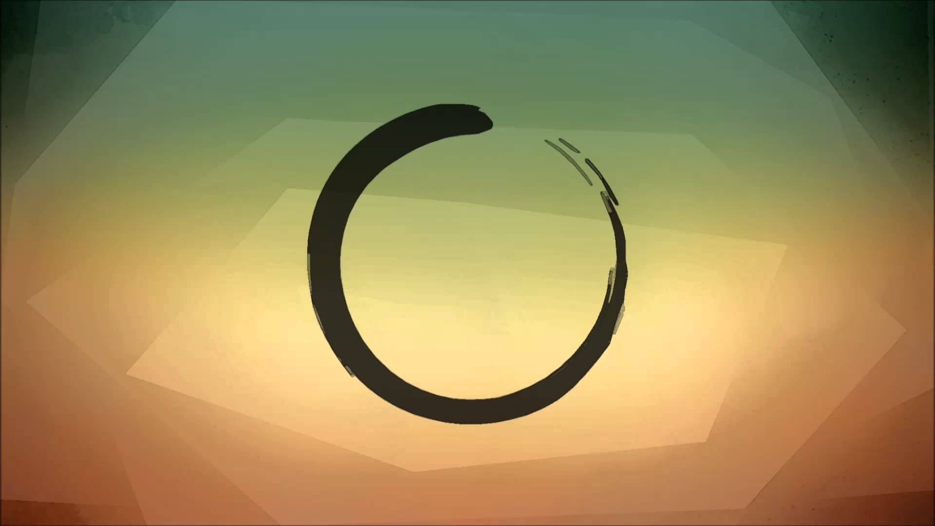 Ensō, Cerchio zen, Pennellata, Minimalismo, 1920x1080, sfondo per PC