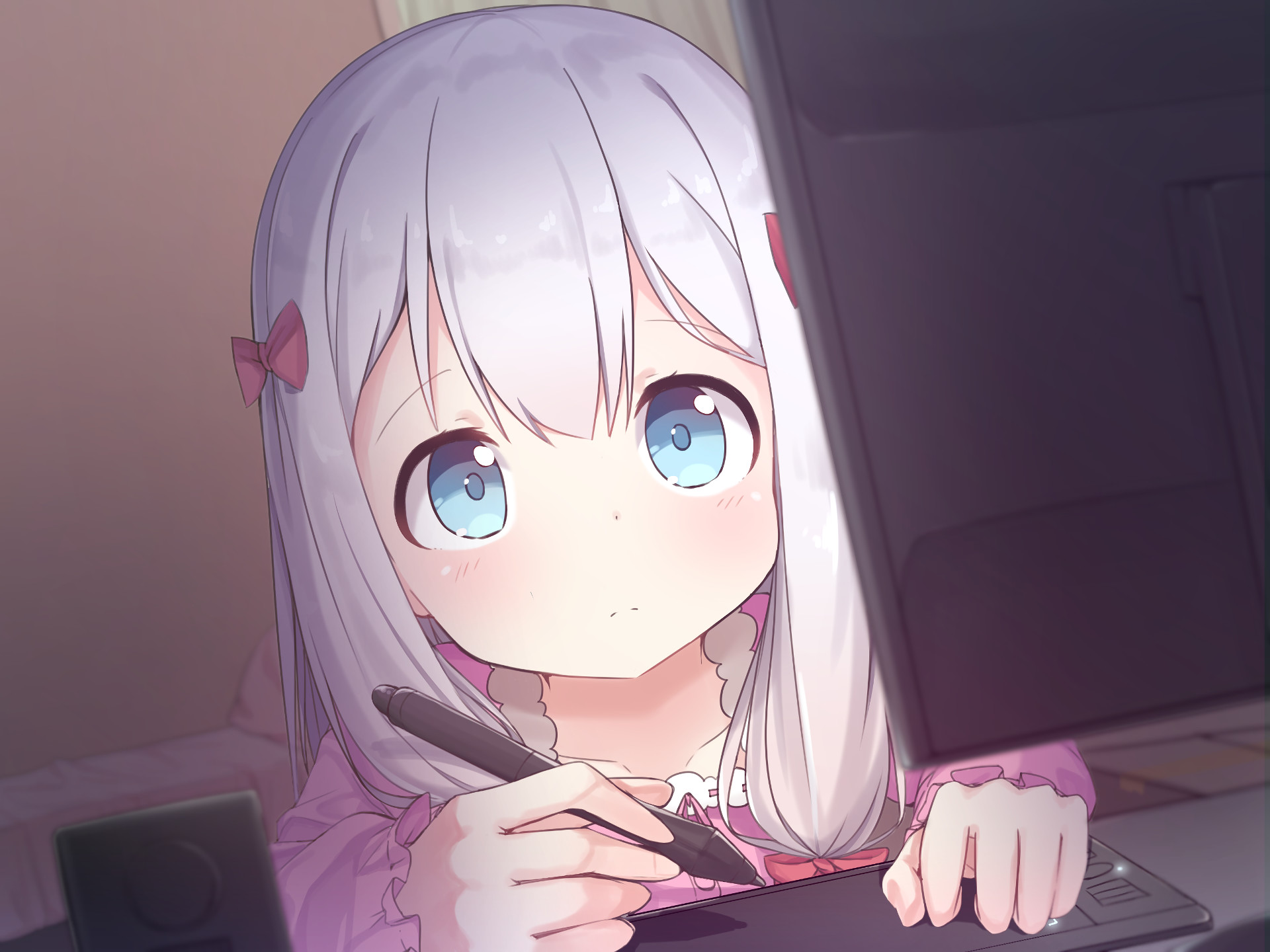 Sagiri Izumi, Eromanga Sensei, Anime, Kawaii, Full HD, sfondo per iPad e tablet