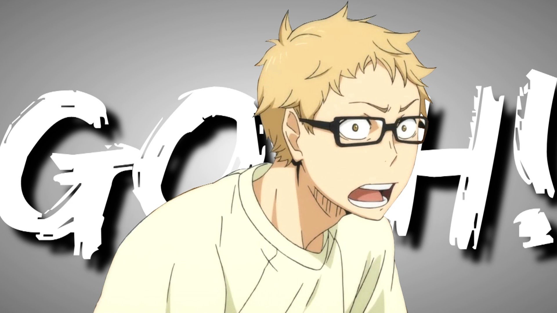 Kei Tsukishima, Haikyu!!, Primo piano, Occhiali, 1920x1080, sfondo per PC