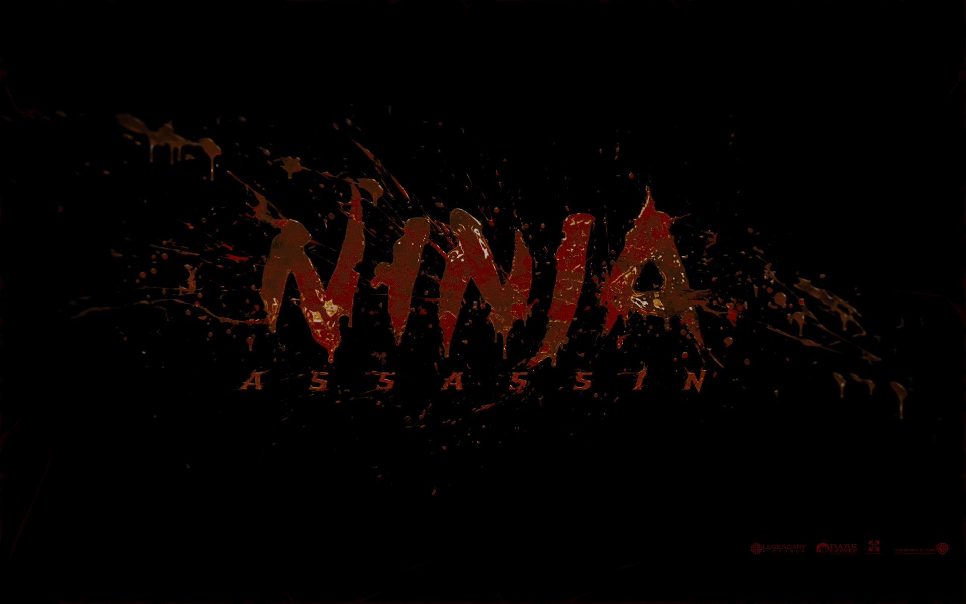 Ninja Assassin, Titolo, Sfondo nero, Full HD, wallpaper desktop