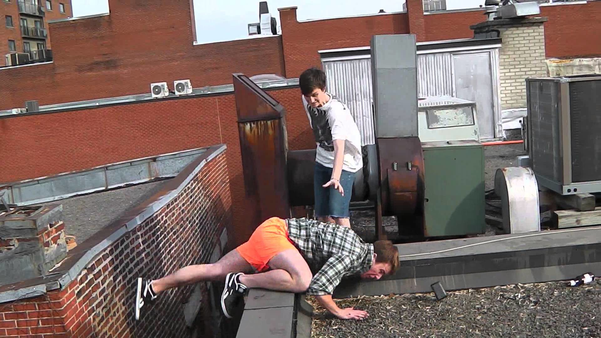 Parkour, Tetto, Volteggio, Mattoni, Full HD, sfondo per PC e portatile