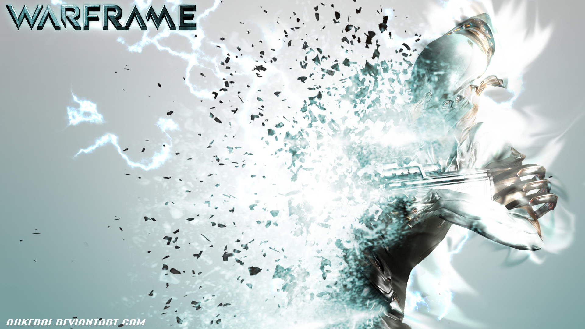 Excalibur, Warframe, Fulmini, Frammenti, Full HD, sfondo per portatile