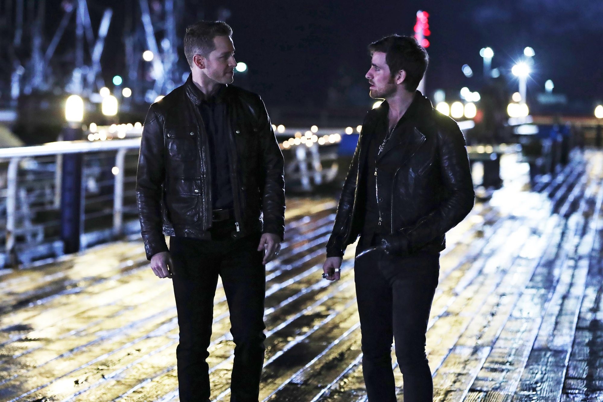 Capitan Uncino, Killian Jones, Principe Azzurro, C'era una volta, Porto, Notte, sfondo Full HD