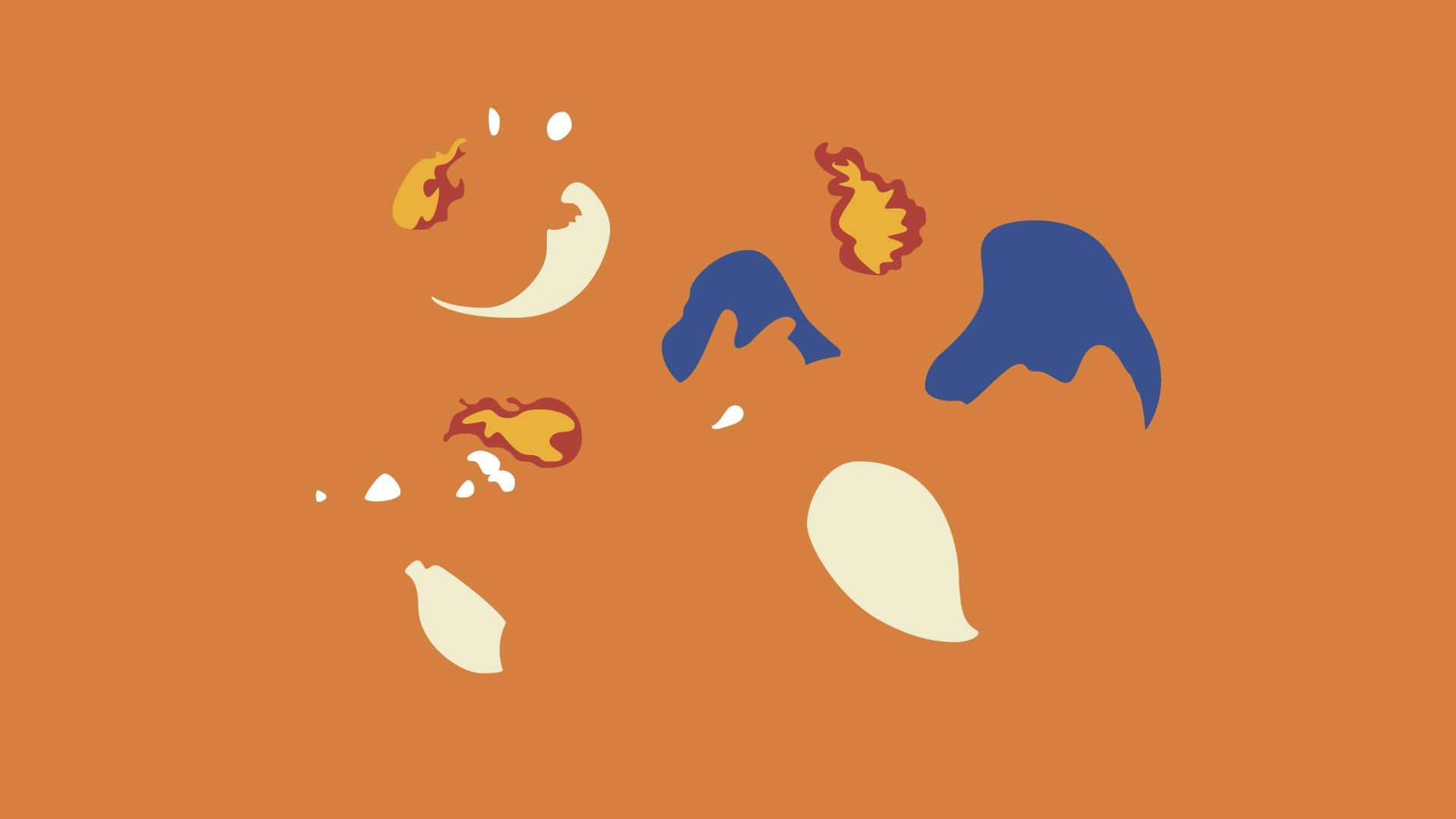 Charmander, Charmeleon, Charizard, Pokémon, Minimalista, 16:9 Full HD, sfondo widescreen