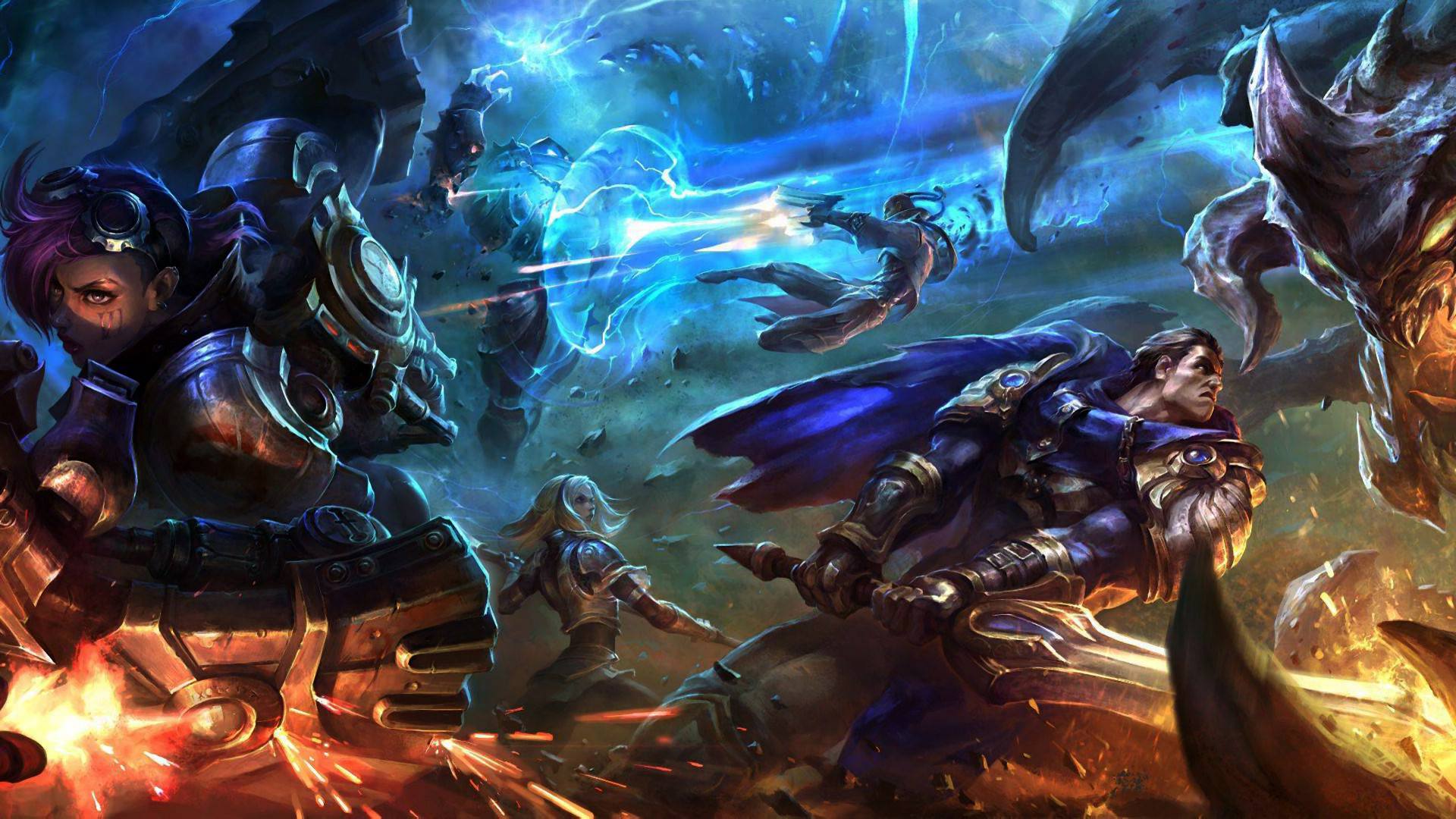 League of Legends, Ezreal, Battaglia, Full HD, sfondo per portatile