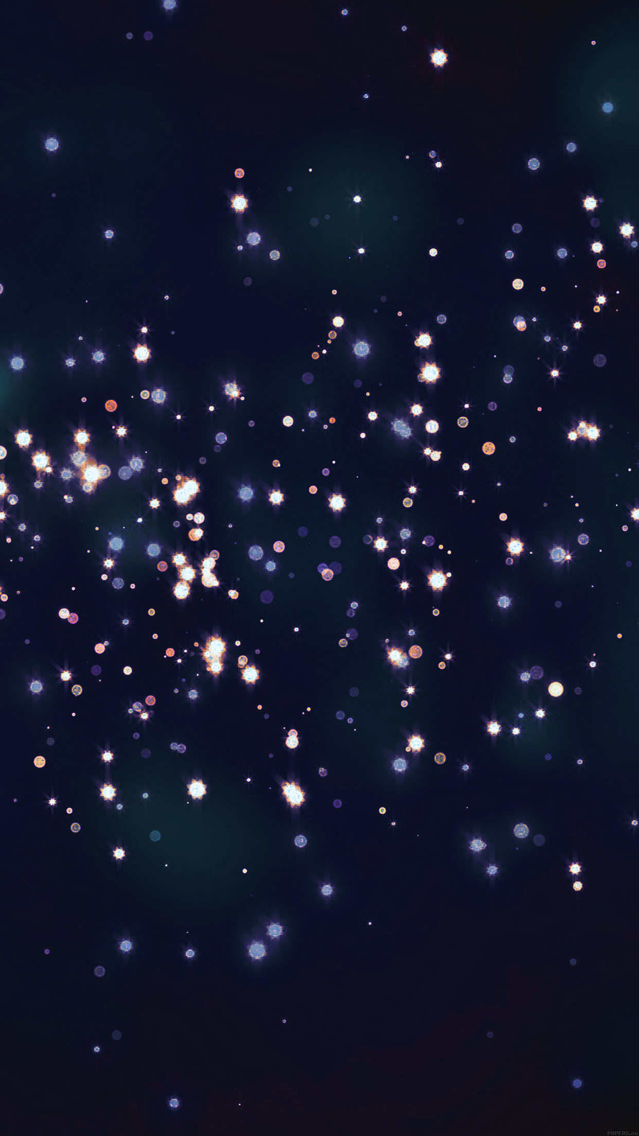Coriandoli, Luci, Blu notte, Brillantini, wallpaper per iPhone e Android