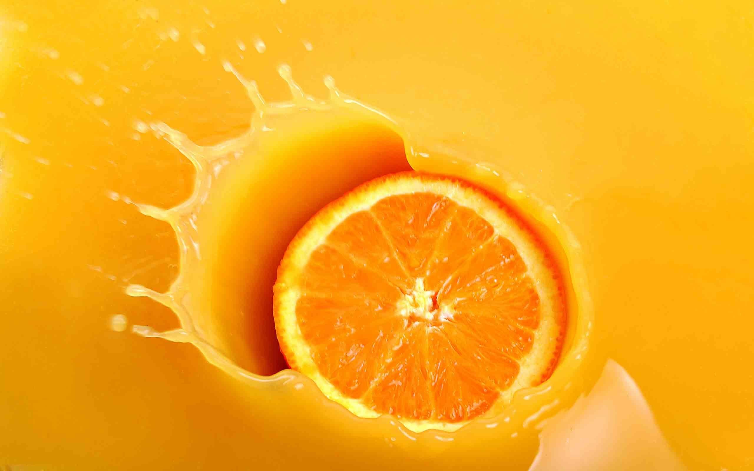 Arancia, Spremuta, Schizzo, Frutta, 2560x1600, sfondo MacBook Pro