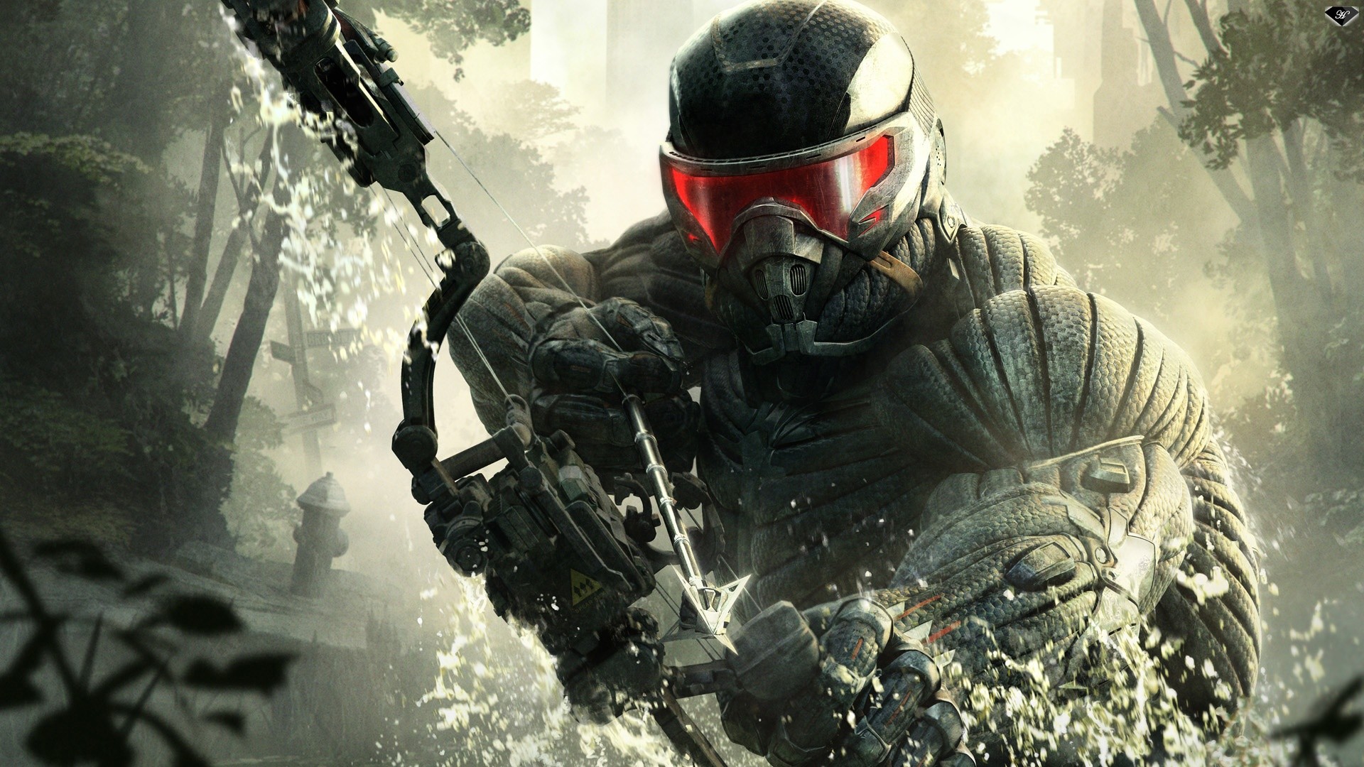 Crysis 3, Prophet, Nanotuta, Arco, Giungla, Full HD, sfondo per PC e portatile