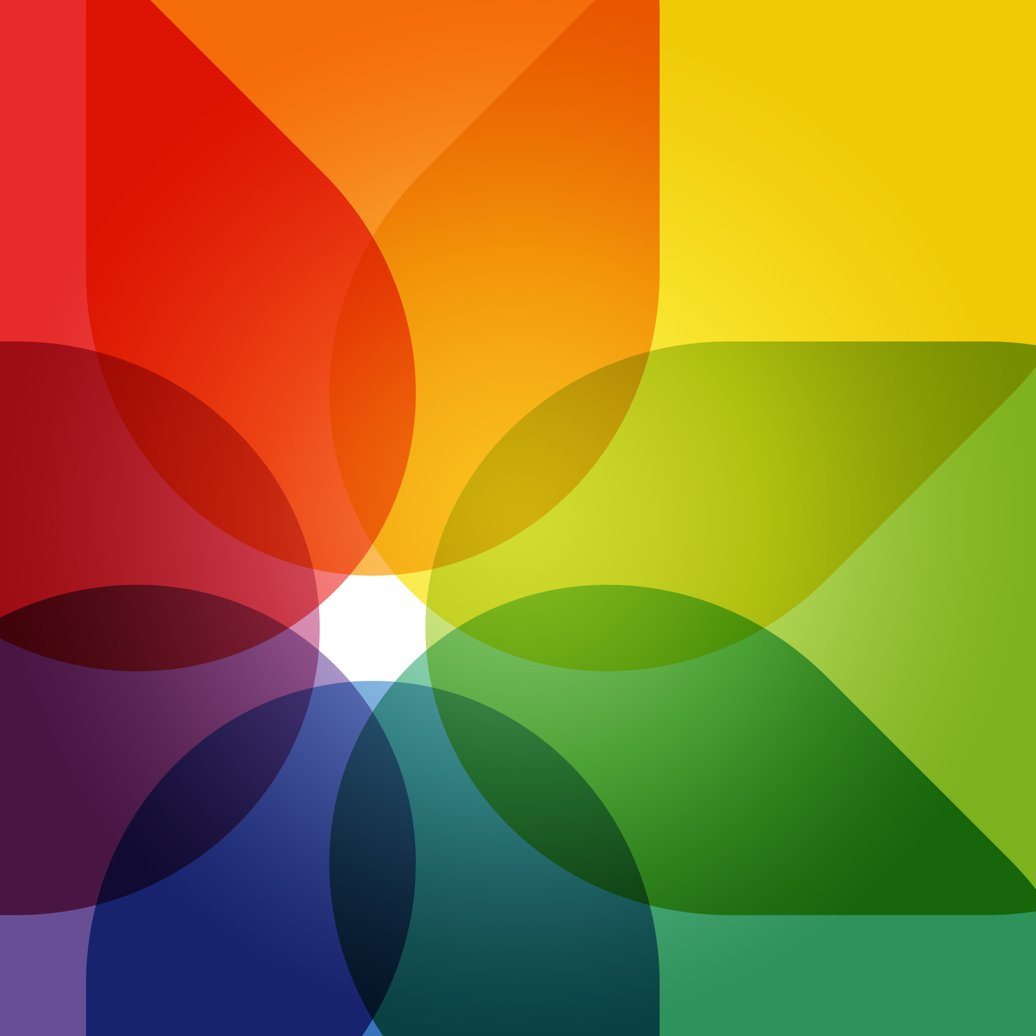 Foto di Apple, Icona, Petali colorati, iOS 7, Full HD, wallpaper per tablet