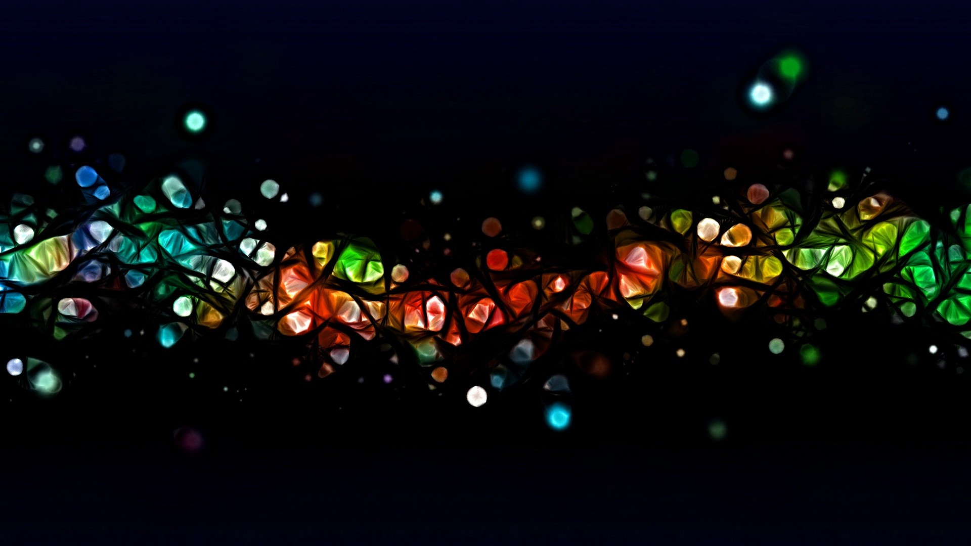 DNA, Bokeh, Colori vivaci, 16:9 Full HD, sfondo widescreen
