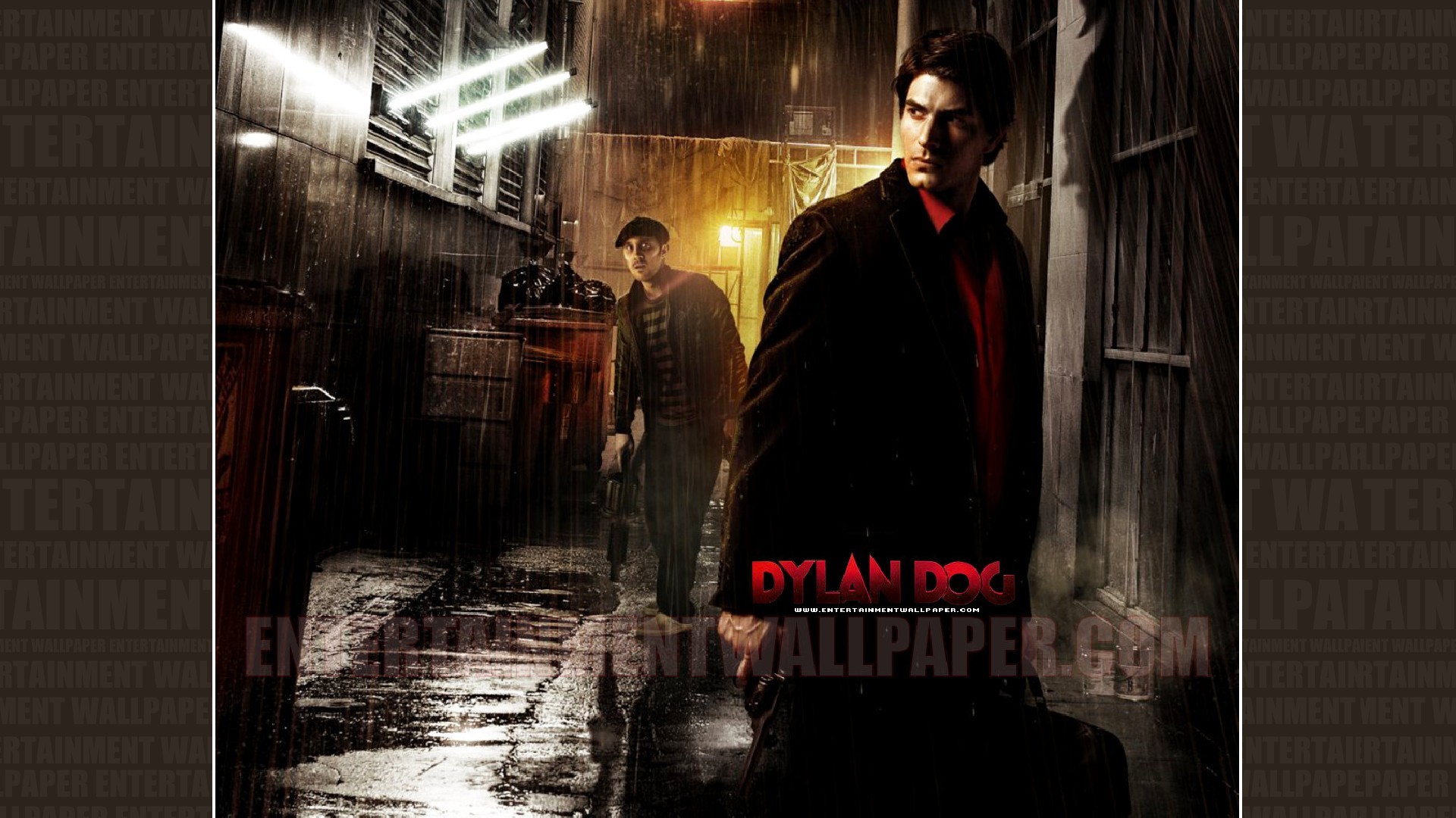 Dylan Dog: Dead of Night, Brandon Routh, Pioggia, Poster, Full HD, sfondo Windows 11
