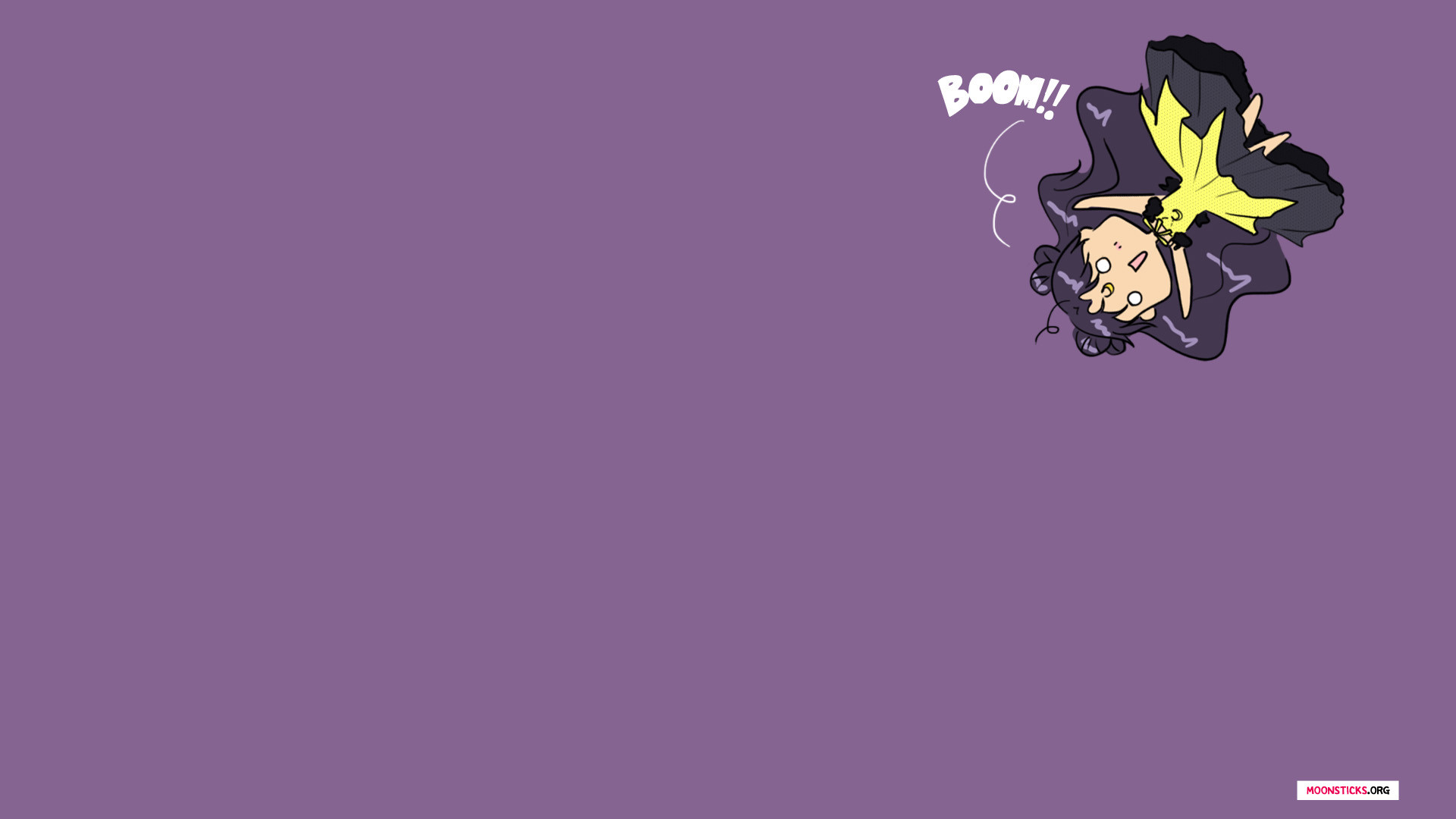 Sailor Moon, Minimalista, Sfondo viola, 1920x1080, wallpaper desktop