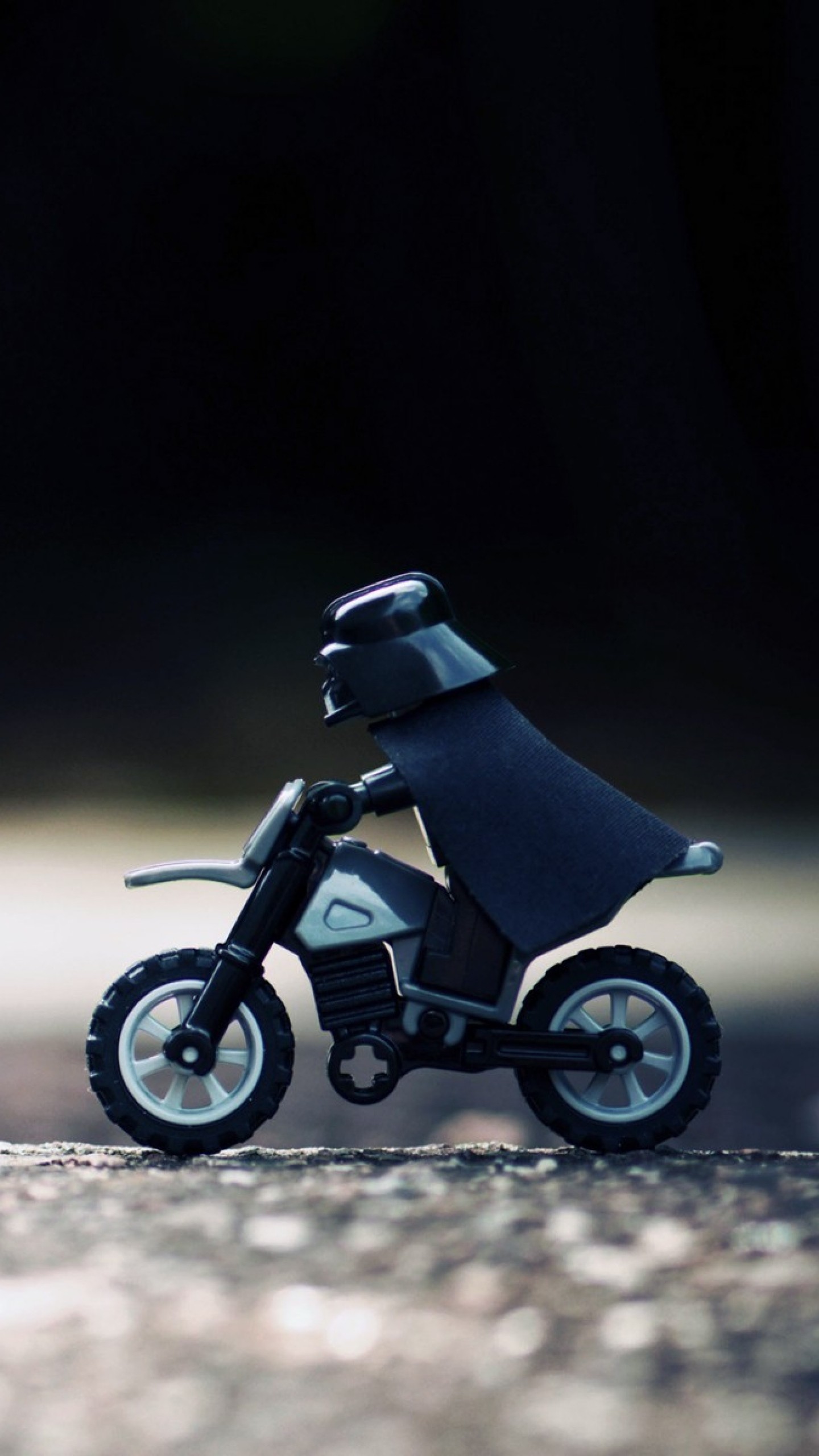 LEGO Star Wars, Darth Vader, Moto, Minifigure, QHD+, sfondo per iPhone e Android