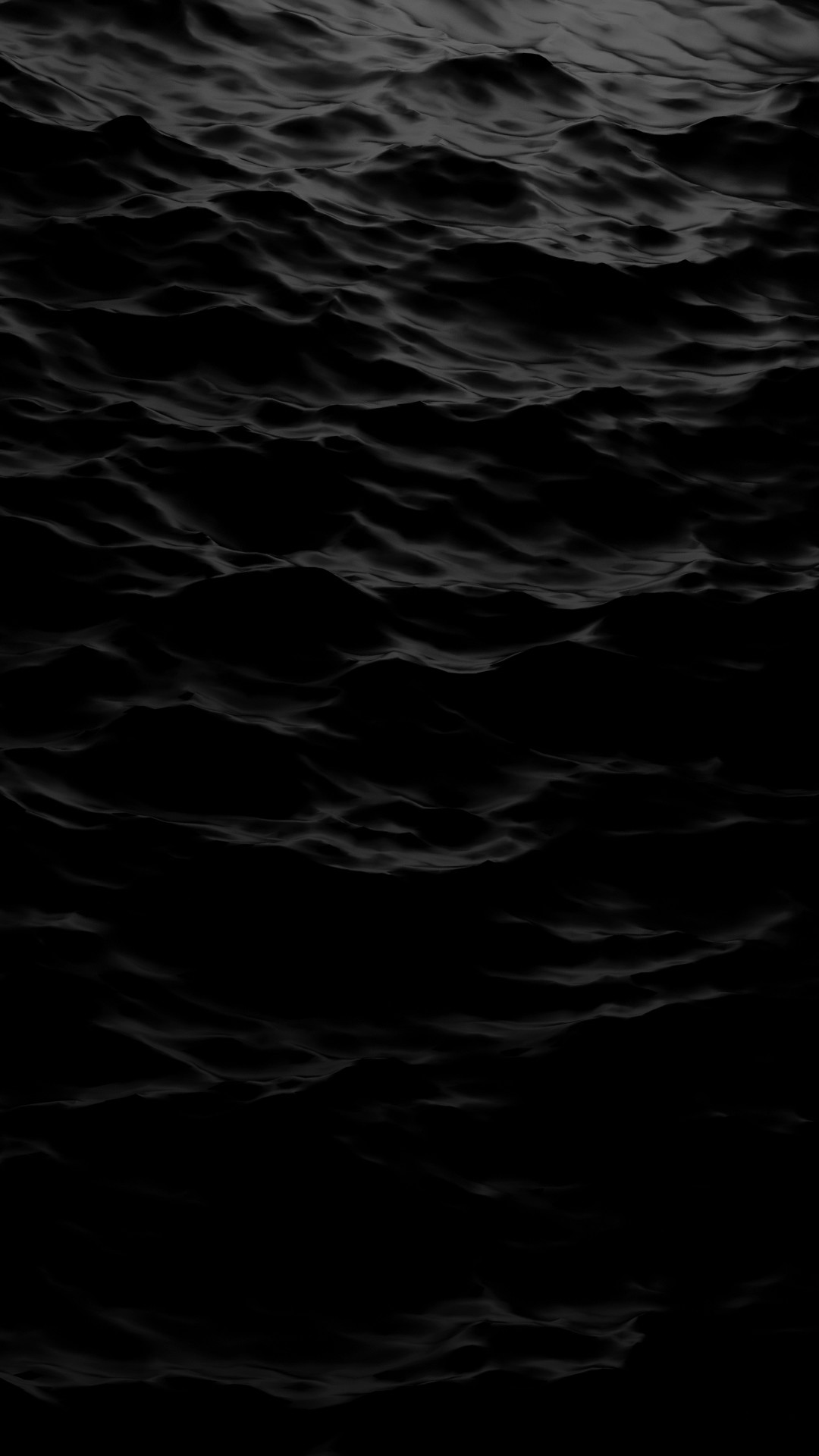Mare scuro, Onde, Tonalità scure, 1080x1920, schermata di blocco iPhone