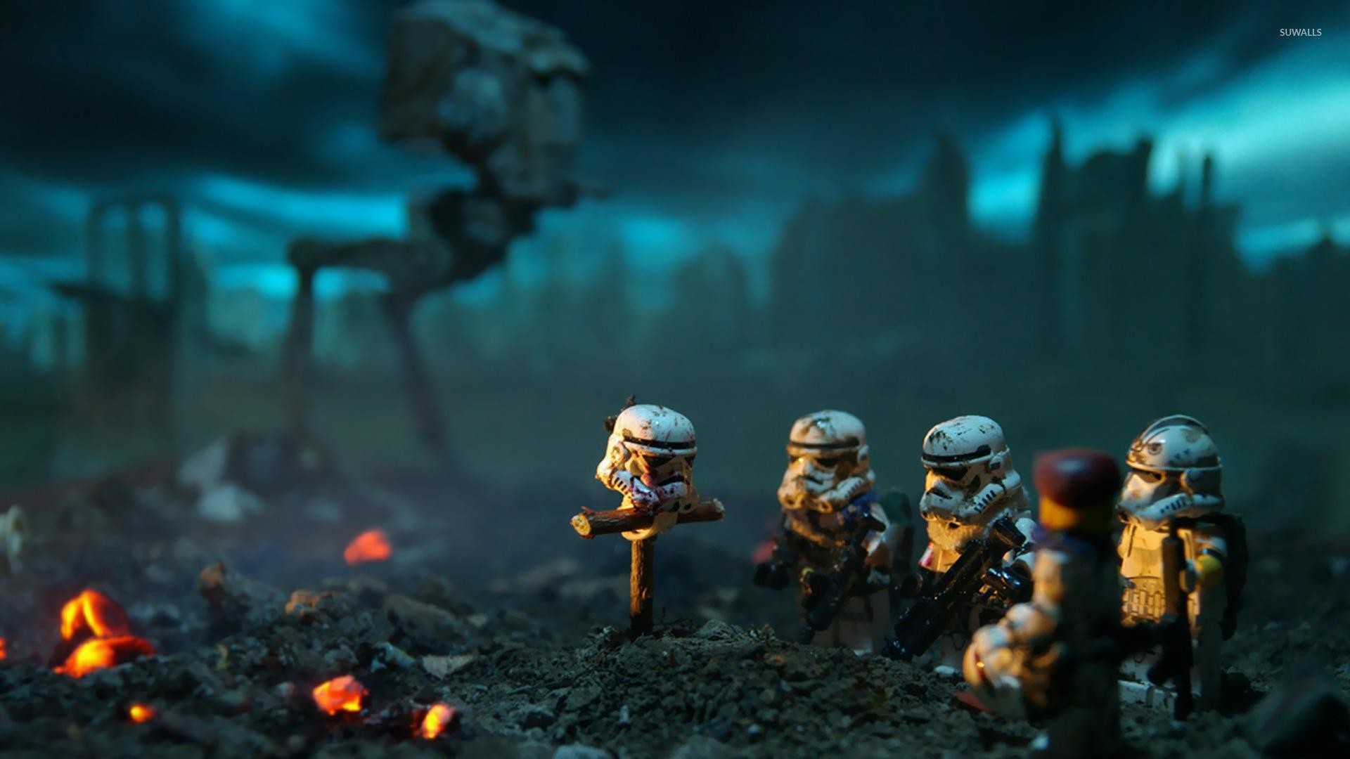 Shadowtrooper, Star Wars, LEGO, Campo di battaglia, 1920x1080, immagine di sfondo