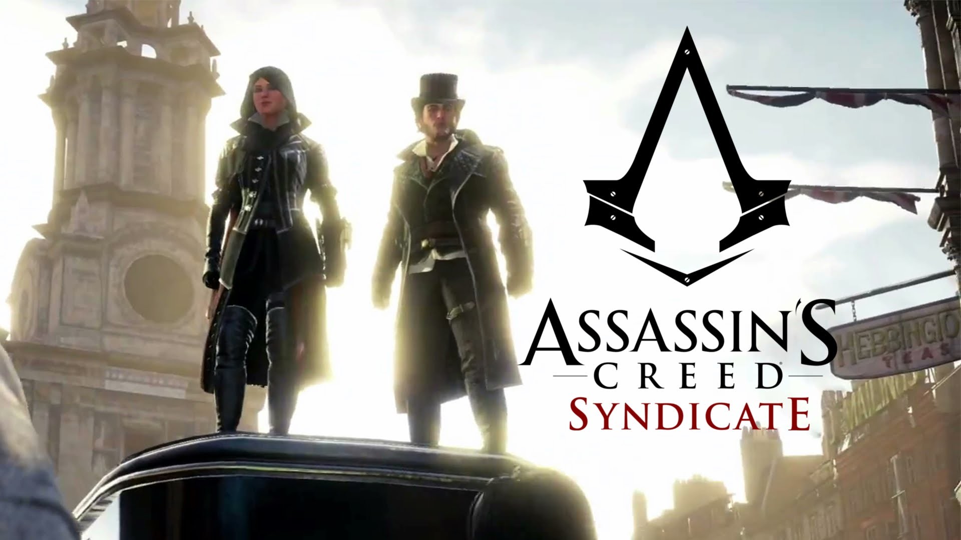 Jacob Frye, Evie Frye, Assassin's Creed Syndicate, Logo, Carrozza, sfondo desktop 1080p