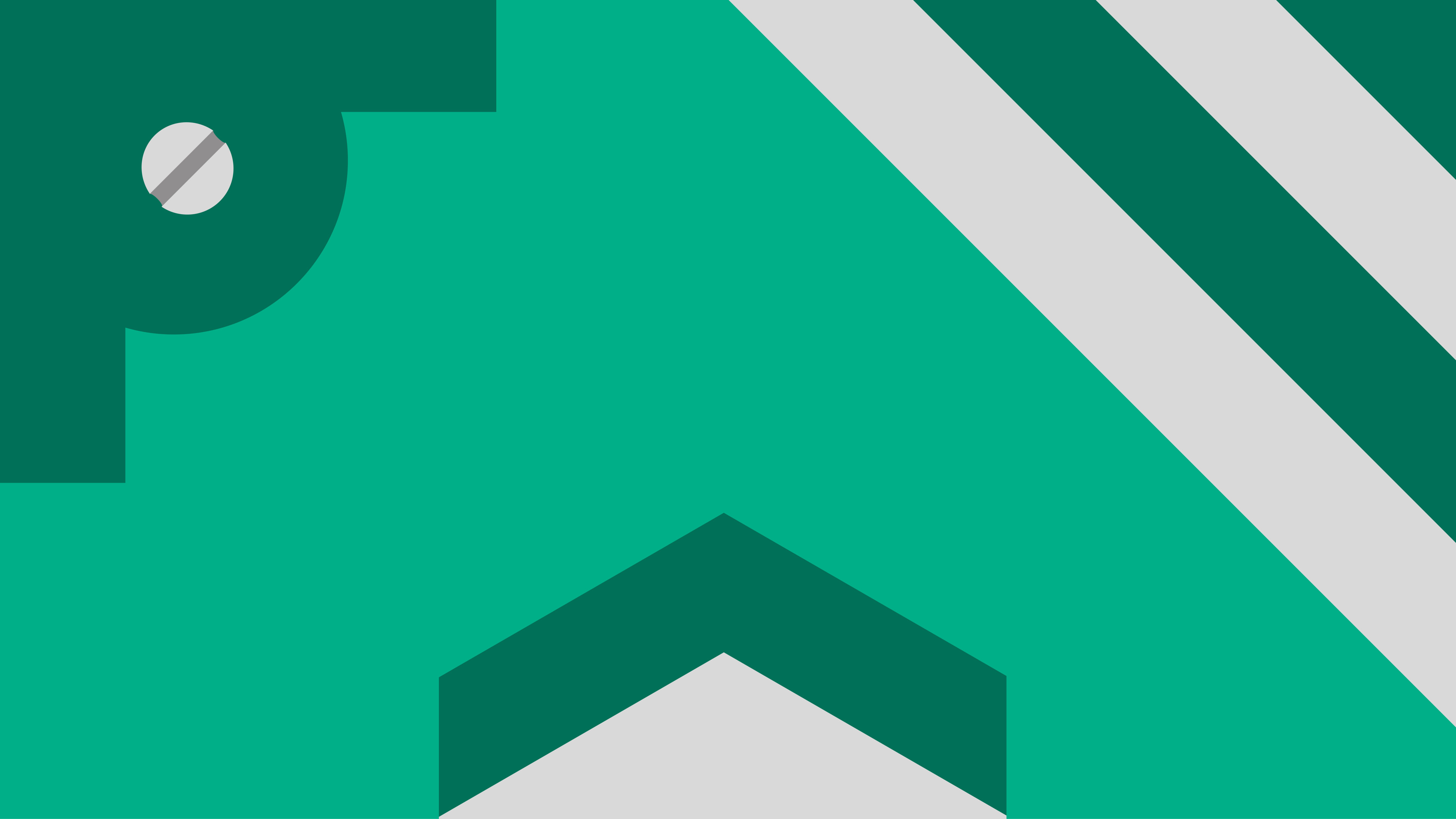 Material Design, Verde, Forme geometriche, Bianco, Flat design, 4K, sfondo per PC e portatile