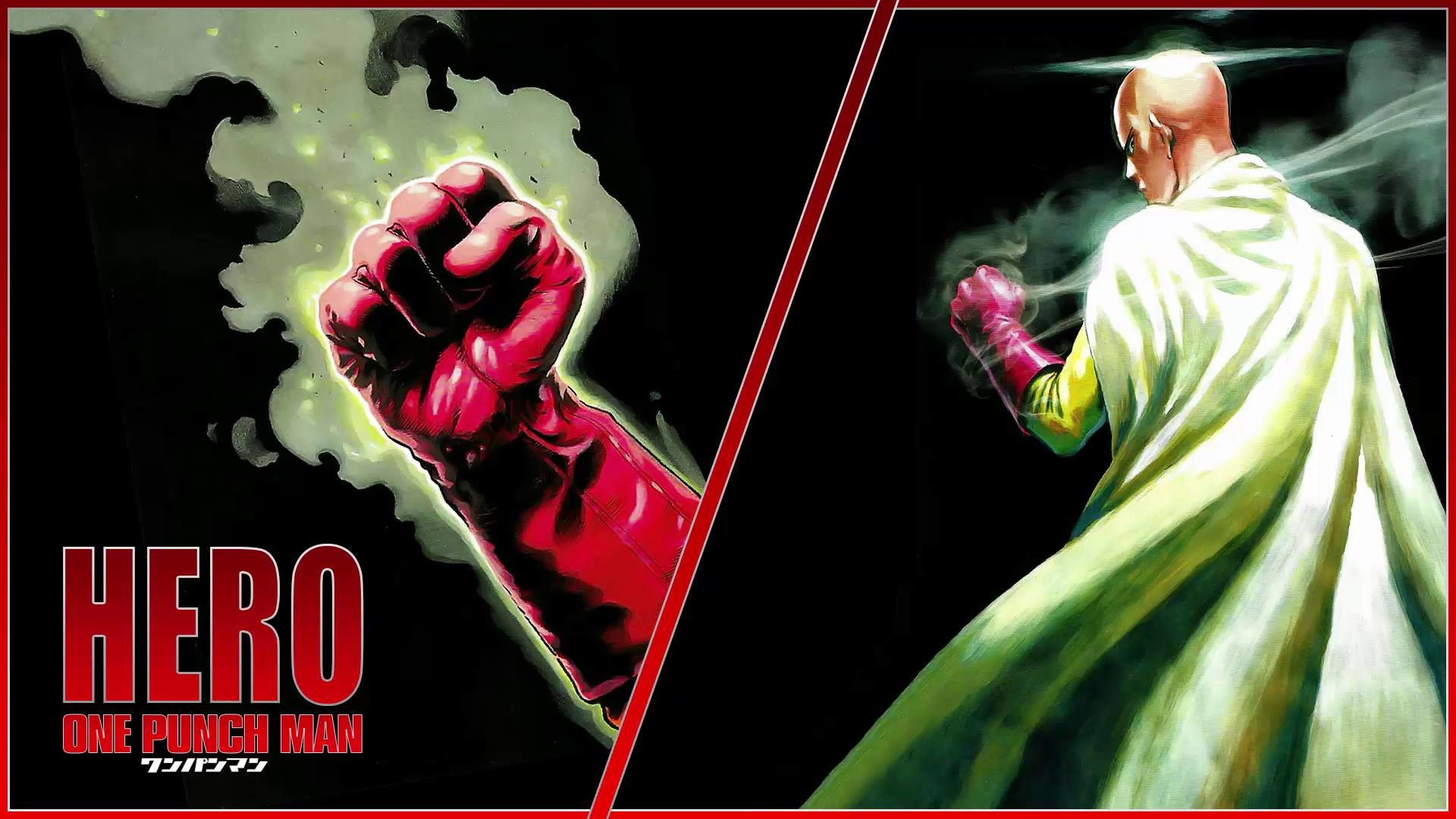 Saitama, One Punch Man, Pugno, Mantello, Full HD, sfondo per PC