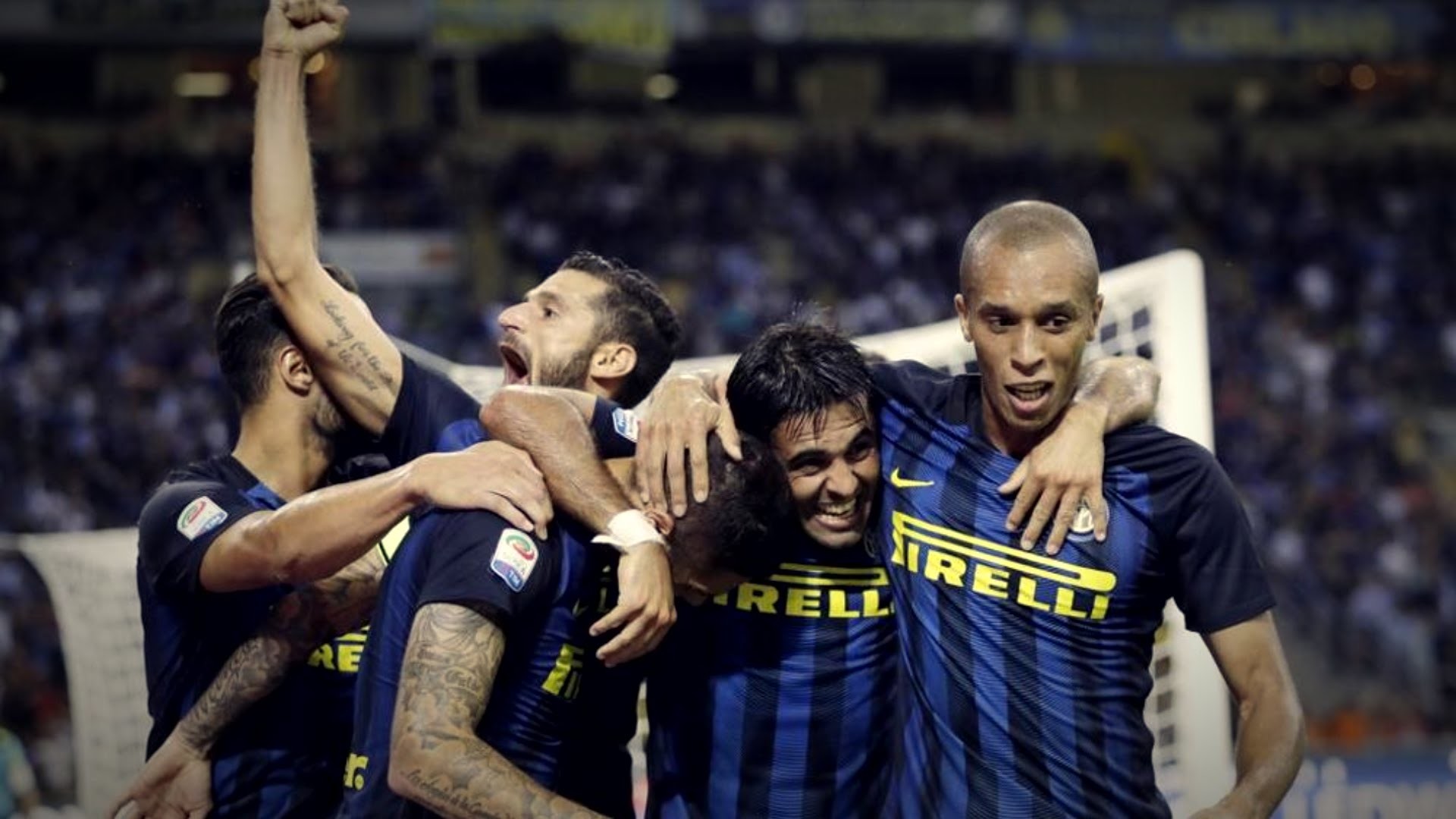 Inter, Esultanza, Squadra, Pirelli, Full HD 1080p, sfondo desktop