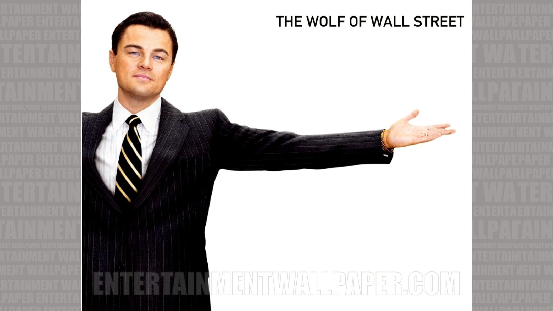 Leonardo DiCaprio, Jordan Belfort, The Wolf of Wall Street, Sfondo bianco, wallpaper desktop Full HD