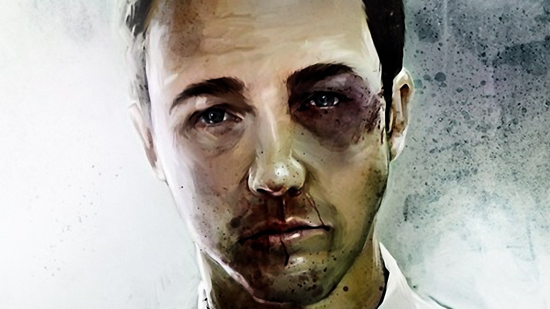 Edward Norton, Il narratore, Fight Club, Lividi, Ritratto, Full HD 1080p, sfondo desktop